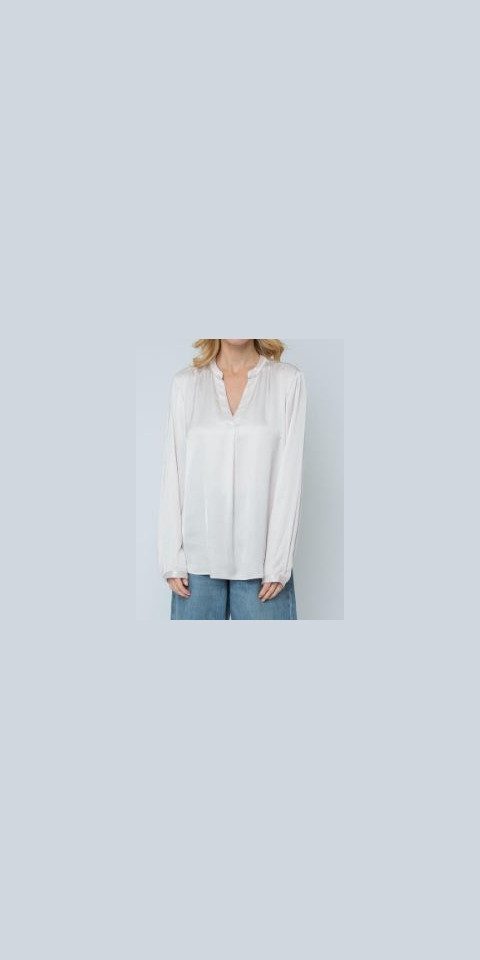 Emily Van Den Bergh Hemdbluse Bluse EMILY VAN DEN BERGH light sand