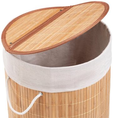 WENKO Wäschetruhe Bamboo, 55 l