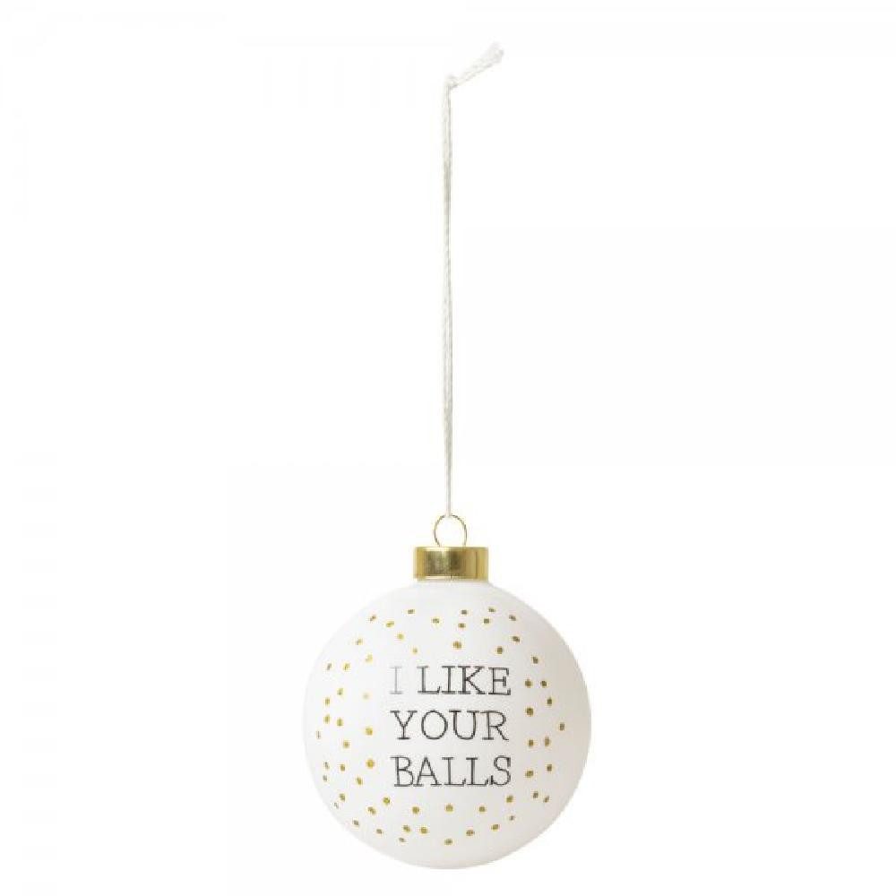 Räder Christbaumschmuck Design Christbaumkugel Lustige Kugel I Like Your Balls (Mittel)