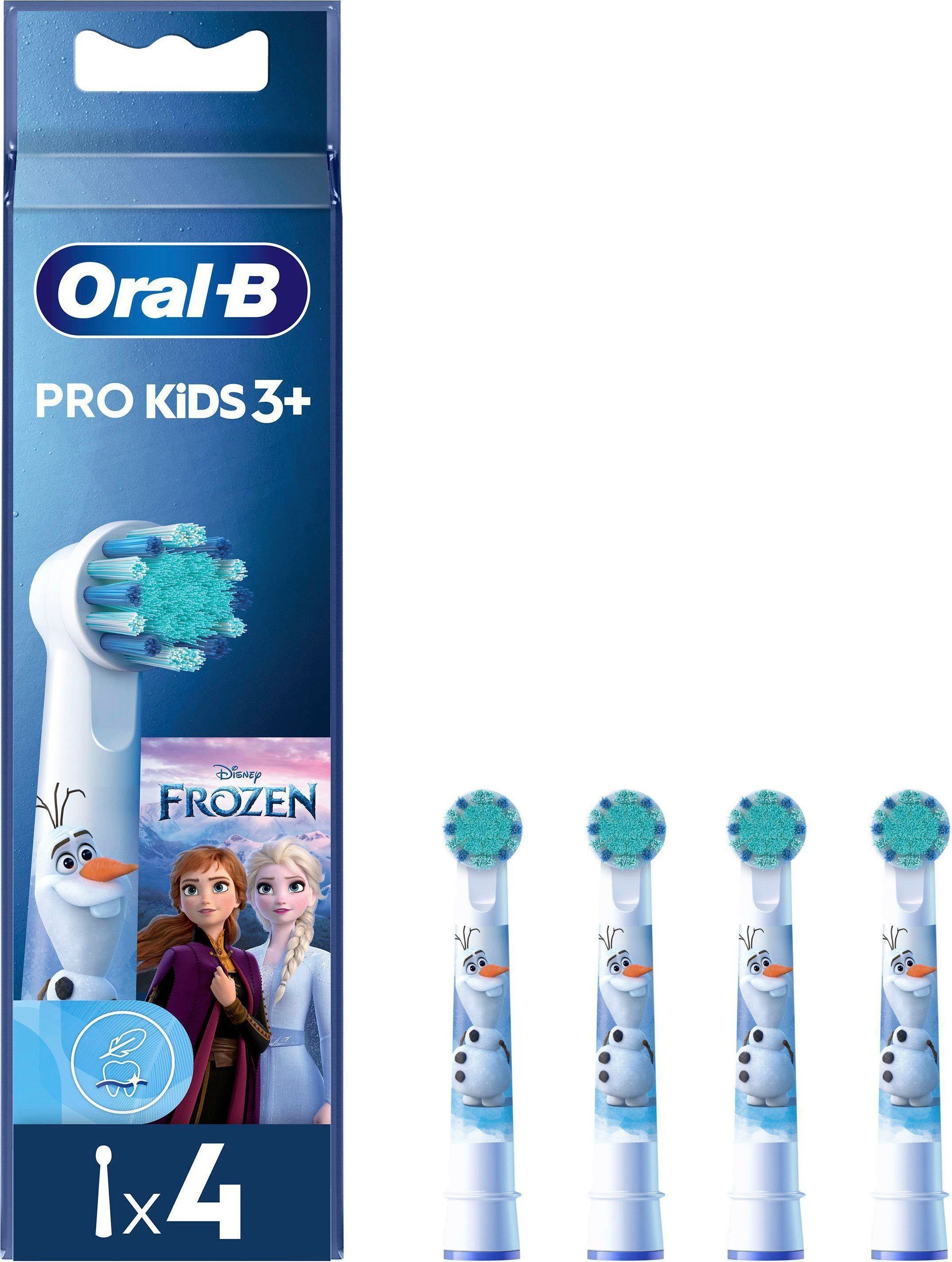 Oral-B Aufsteckbürsten Frozen, extra weiche Borsten, Kompatibel mit allen  Oral-B Kids elektrischen Zahnbürsten