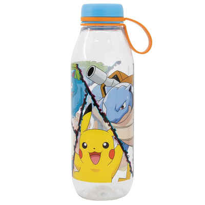POKÉMON Trinkflasche Pokemon Pikachu and Friends Wasserflasche Flasche 650 ml