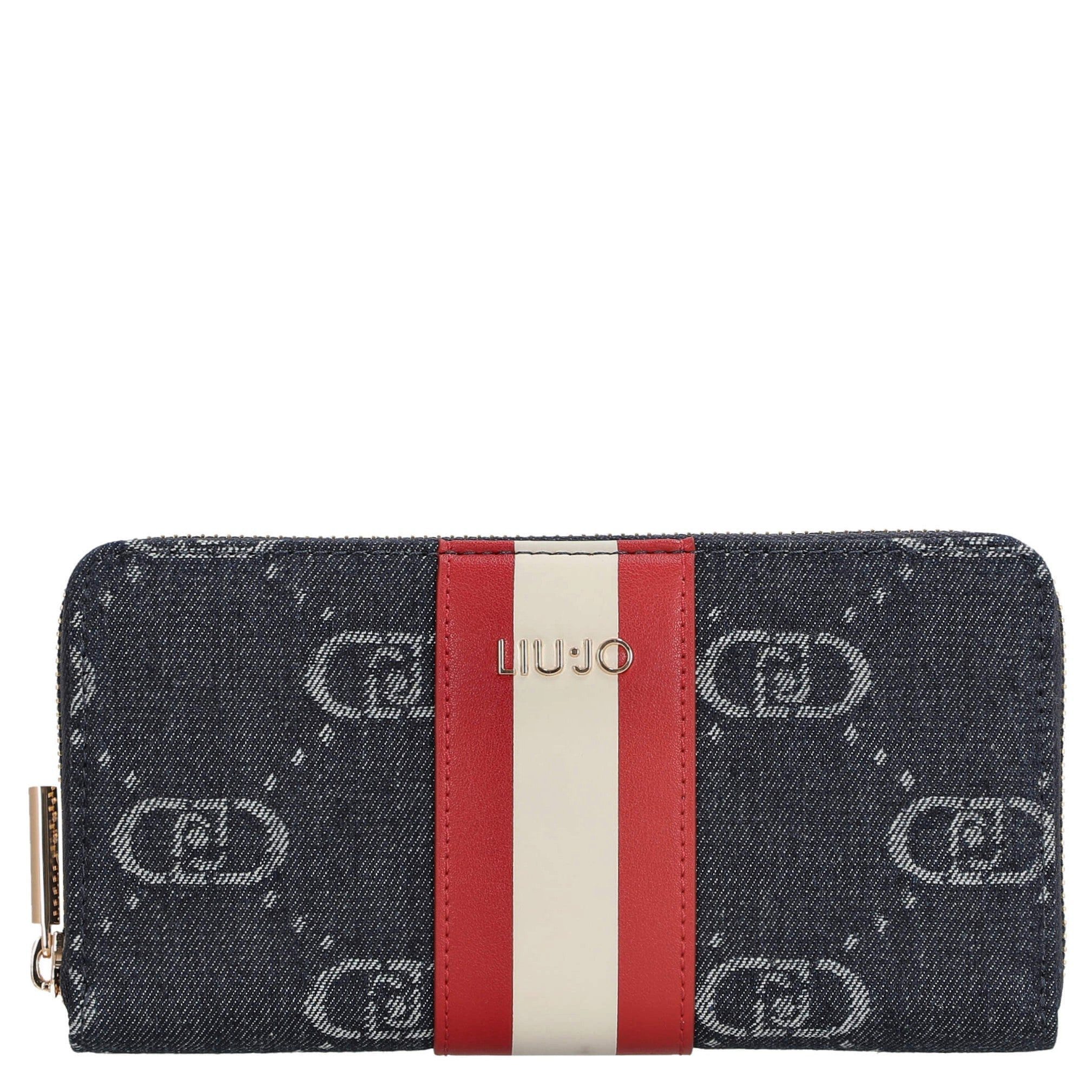 Geldbörse Caliwen - Geldbörse XL 12 cc 19 cm (blu denim)