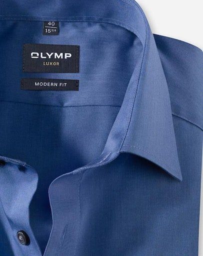 OLYMP Businesshemd modern indigo Luxor fit