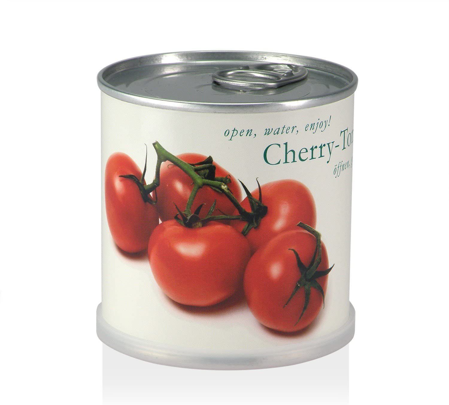 Anzuchttopf Kirschtomate in der Dose