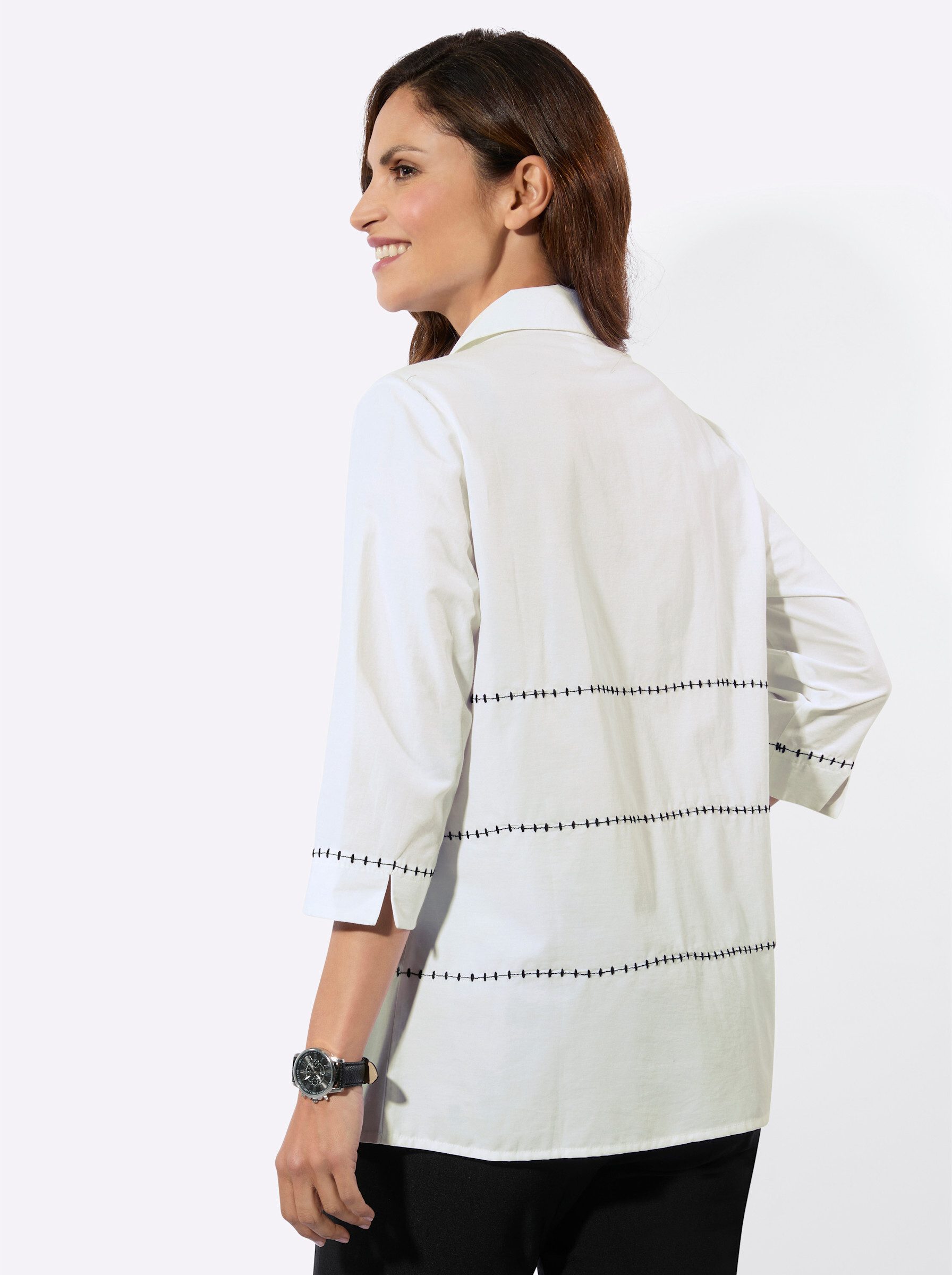 Witt Klassische Bluse Hemdbluse 3/4-Arm