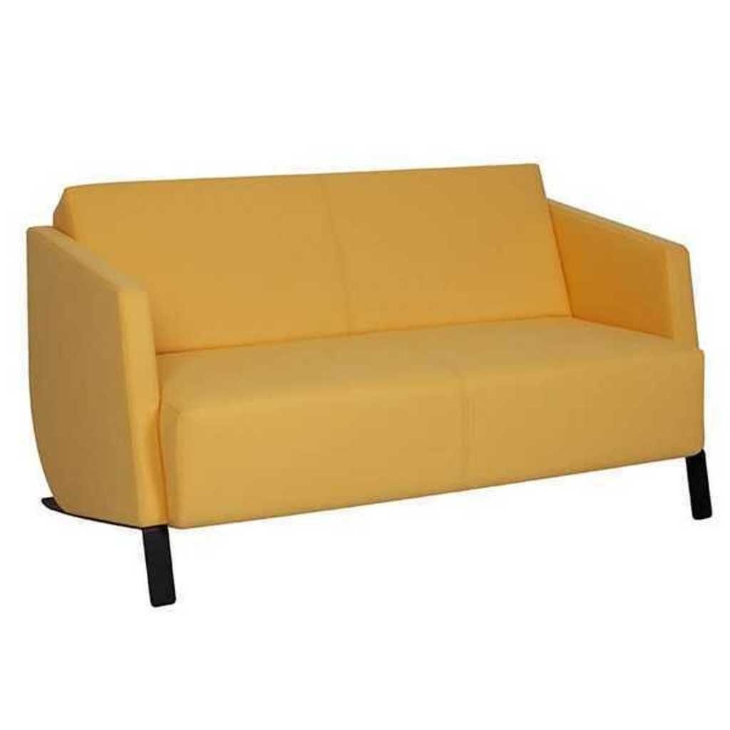 JVmoebel 2-Sitzer Gelber 2-Sitzer Moderne Wohnzimmer Polster Textil Couchen Luxus 2-er, 1 Teile, Made in Europa