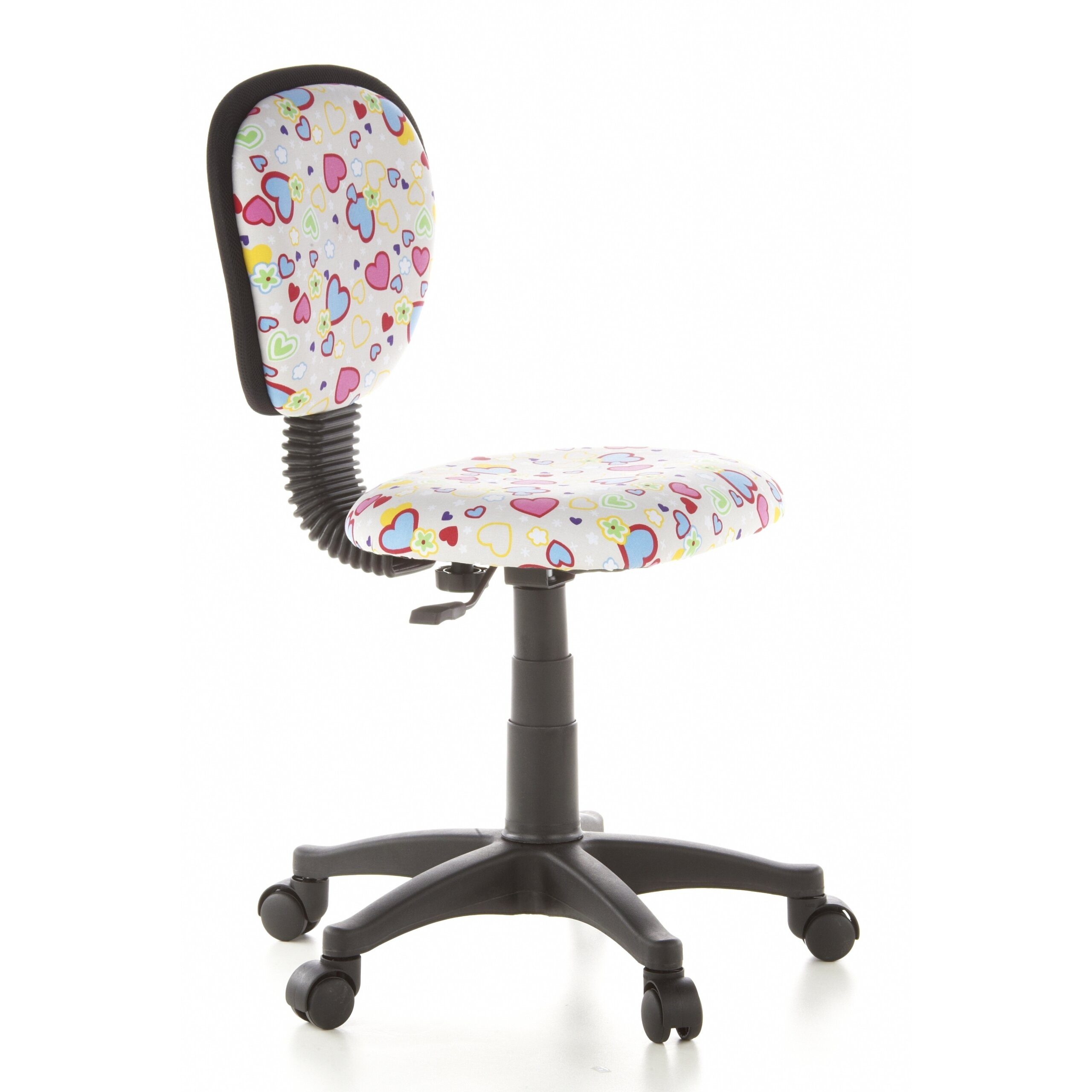 hjh OFFICE Drehstuhl Kinderdrehstuhl Kiddy Top Stoff ohne Armlehnen (1 St), Kinder Bürostuhl mitwachsend, ergonomisch