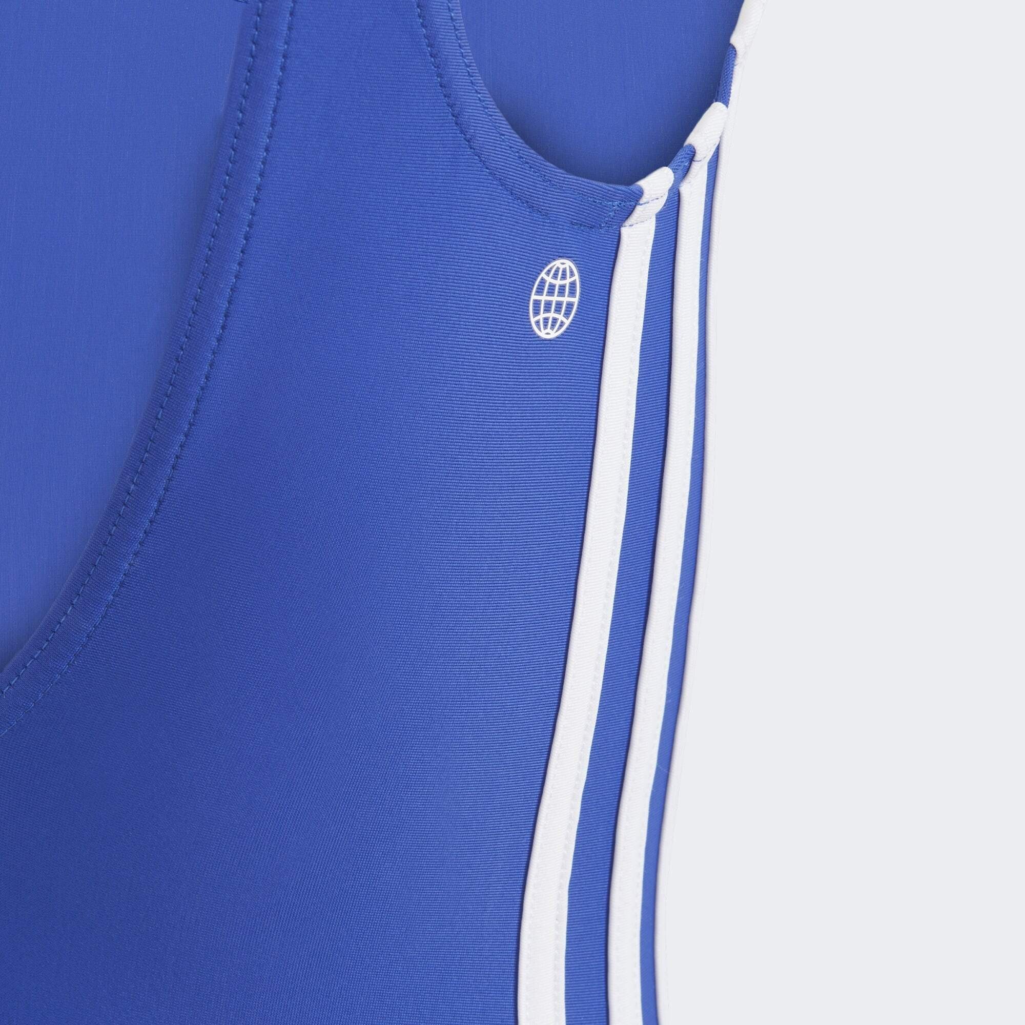 adidas Originals BADEANZUG ADICOLOR / Badeanzug Semi 3-STREIFEN White Blue Lucid ORIGINALS