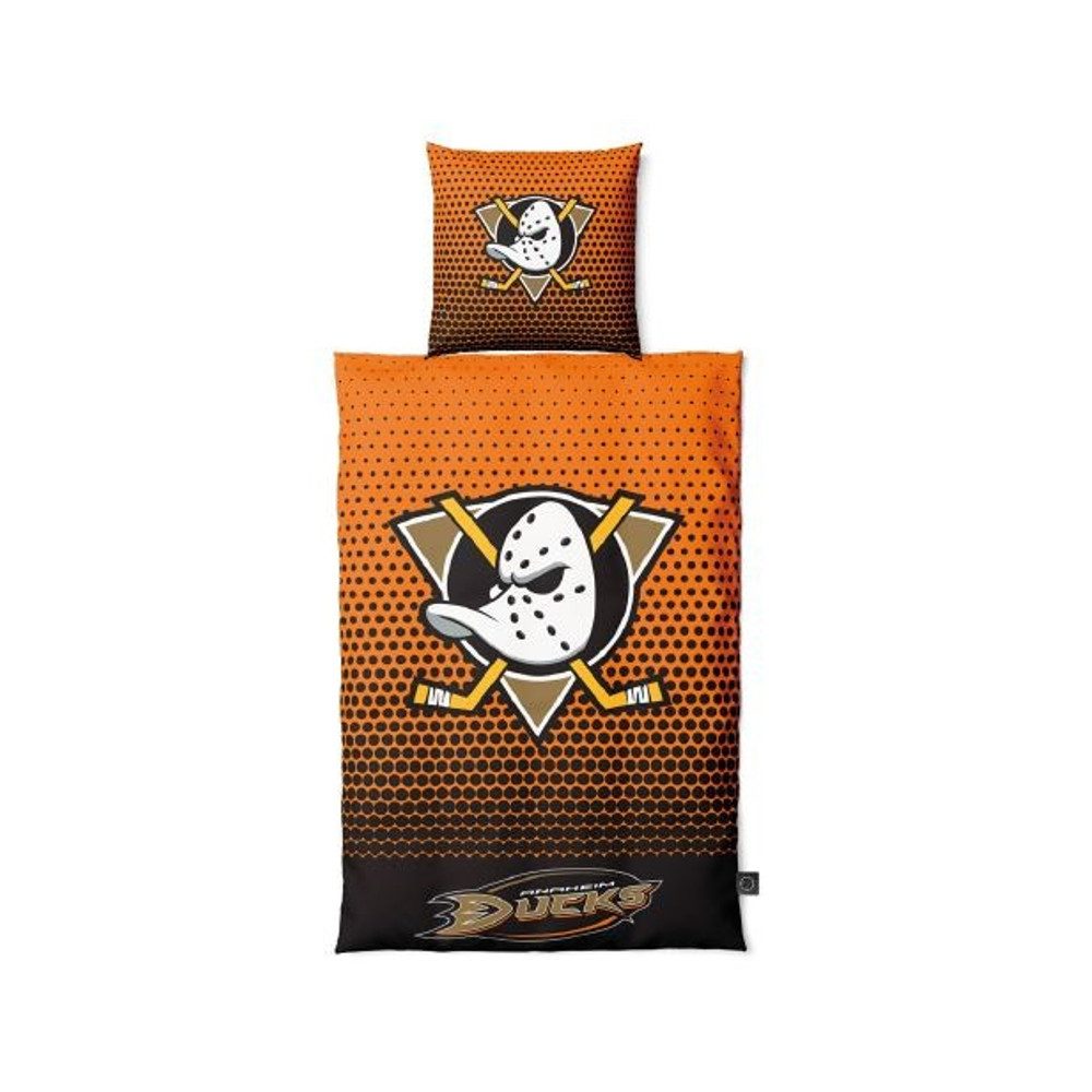 Anaheim Ducks Bettwäsche Anaheim Ducks Bettwäsche-Set "DOTS"