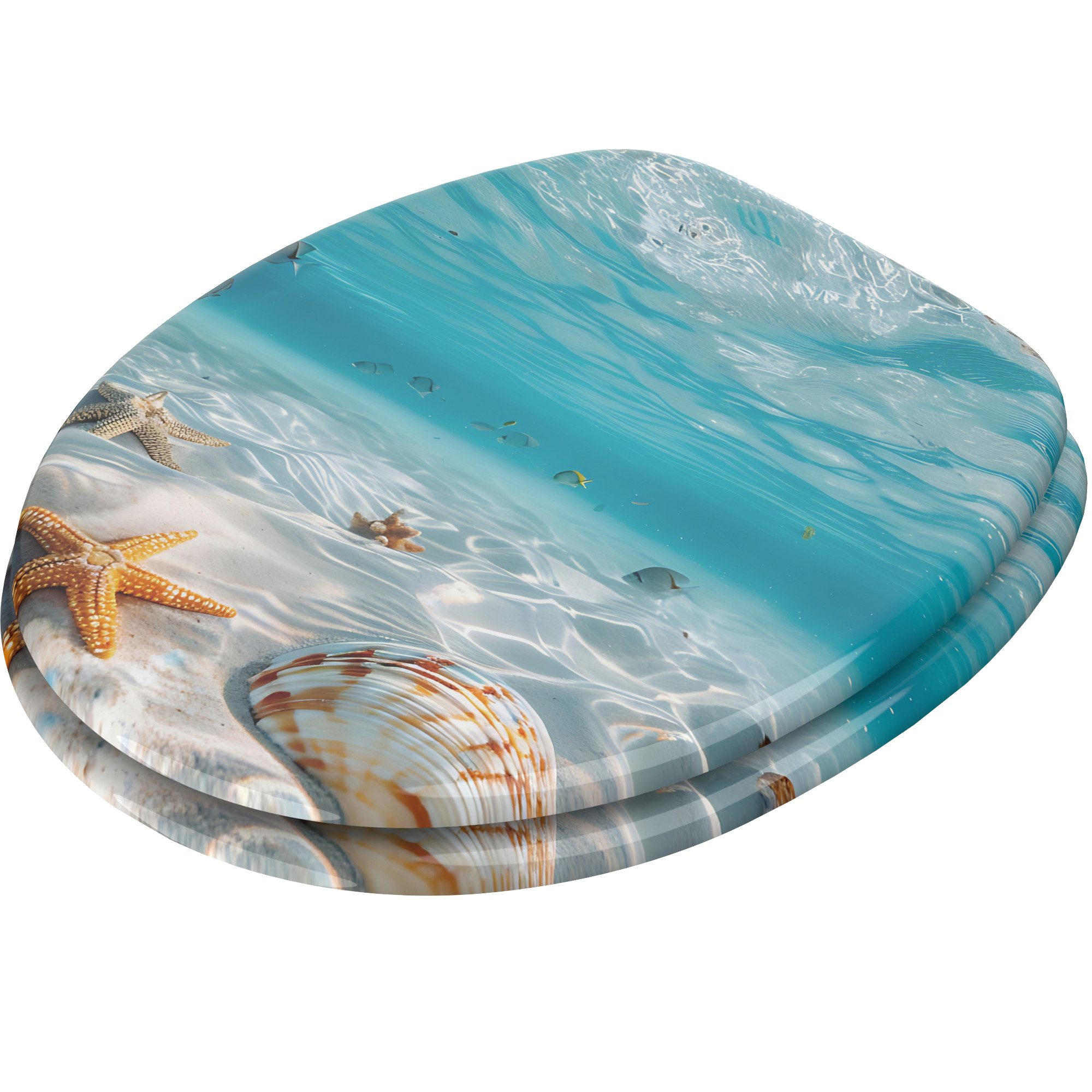 Sanilo WC-Sitz Waterworld, hochwertig, abnehmbar, leichte Montage von oben, günstig online kaufen