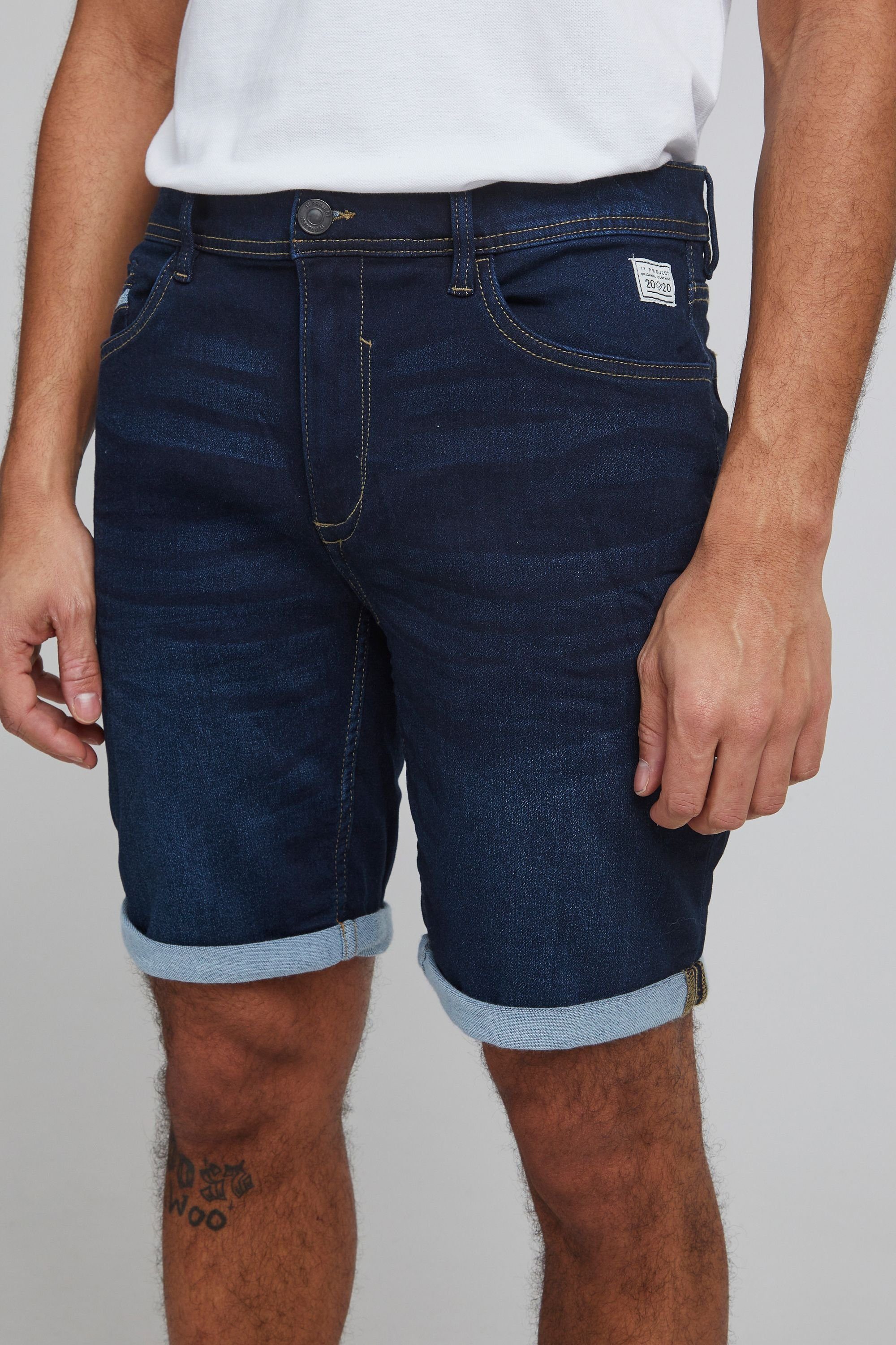 11 PRBernd Project blue Denim Jeansshorts dark Project 11