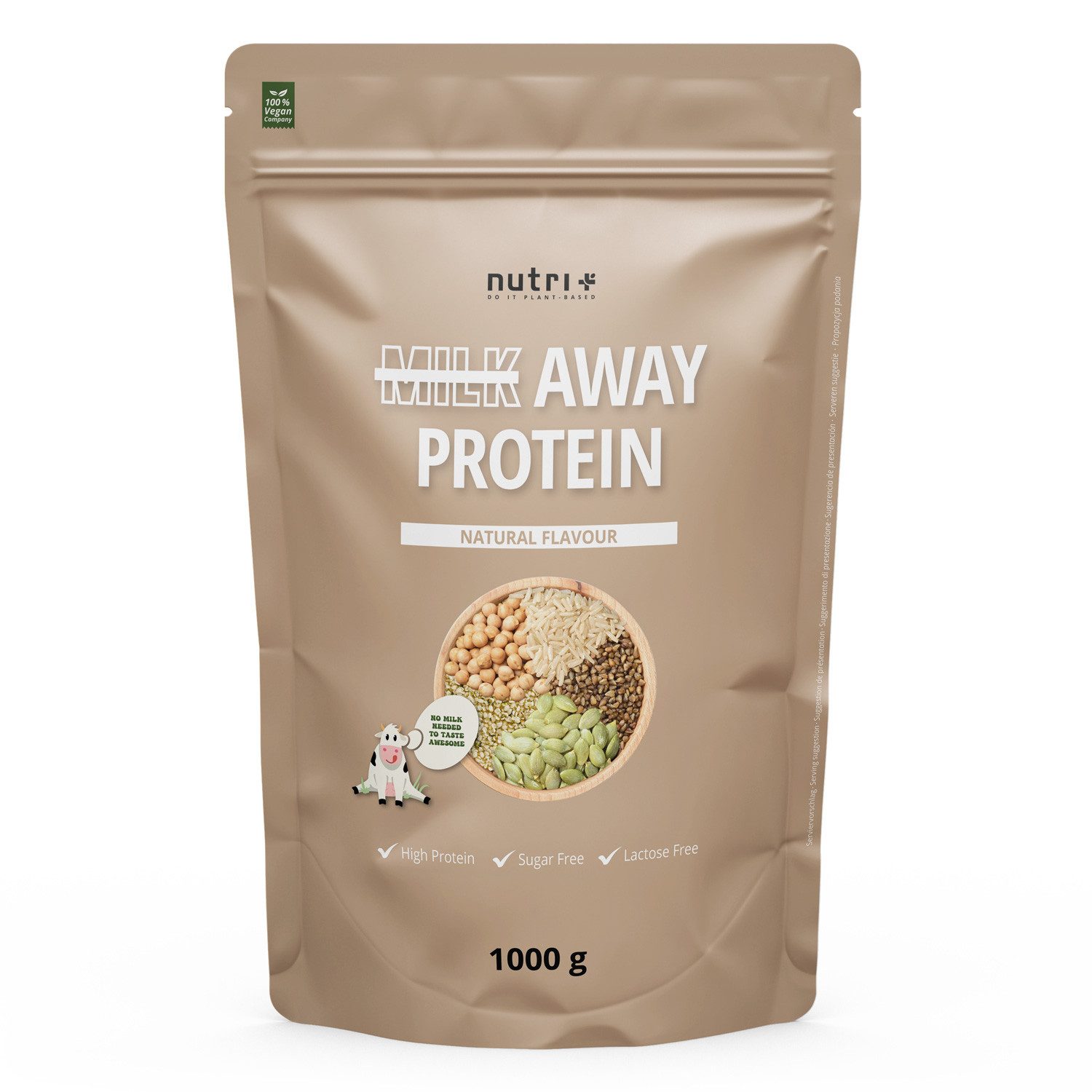 nutri+ Milk Away Protein (5 Sorten) Pulver, 1 er