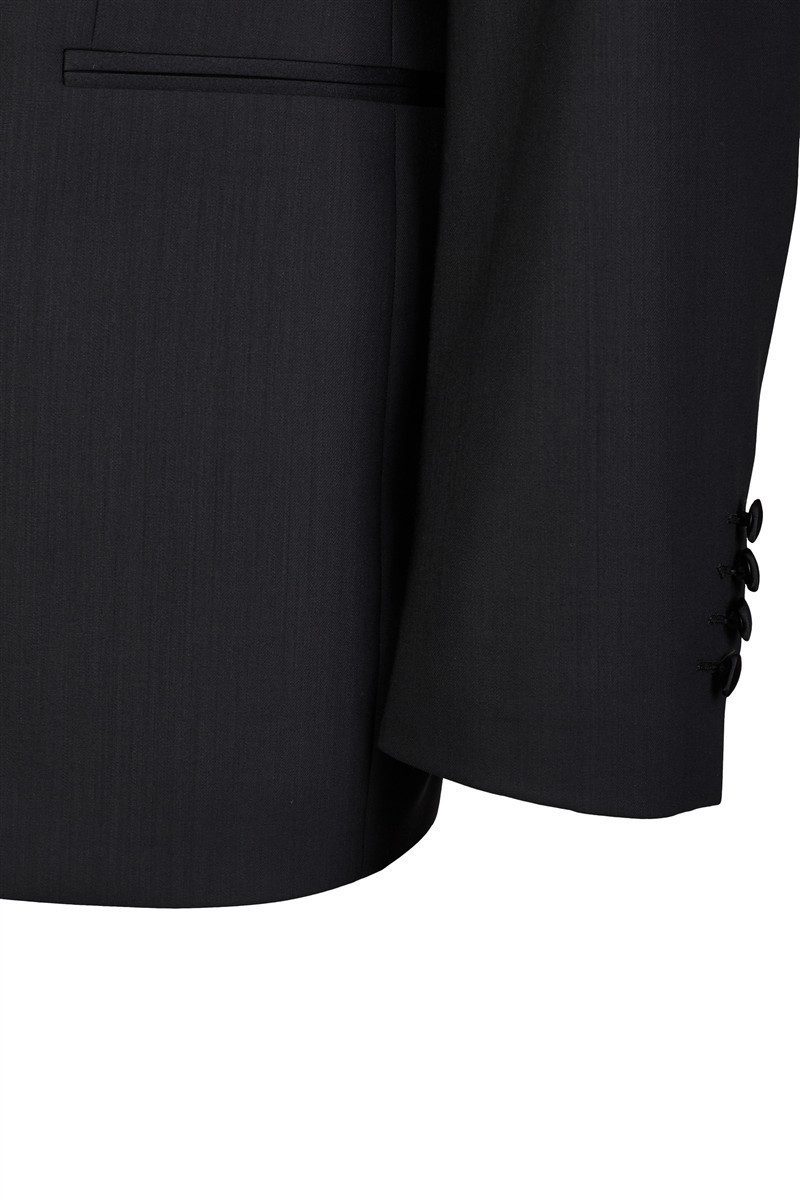 Wilvorst Sakko Wilvorst CLASSICs Herren Smokingsakko Modern Fit Schwarz