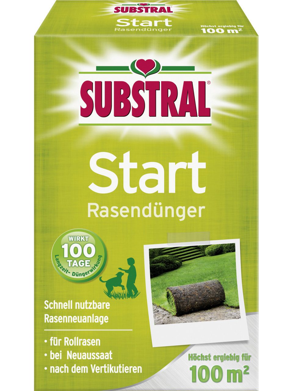 Rasendünger Substral Start Rasendünger 2 kg für 100 m²