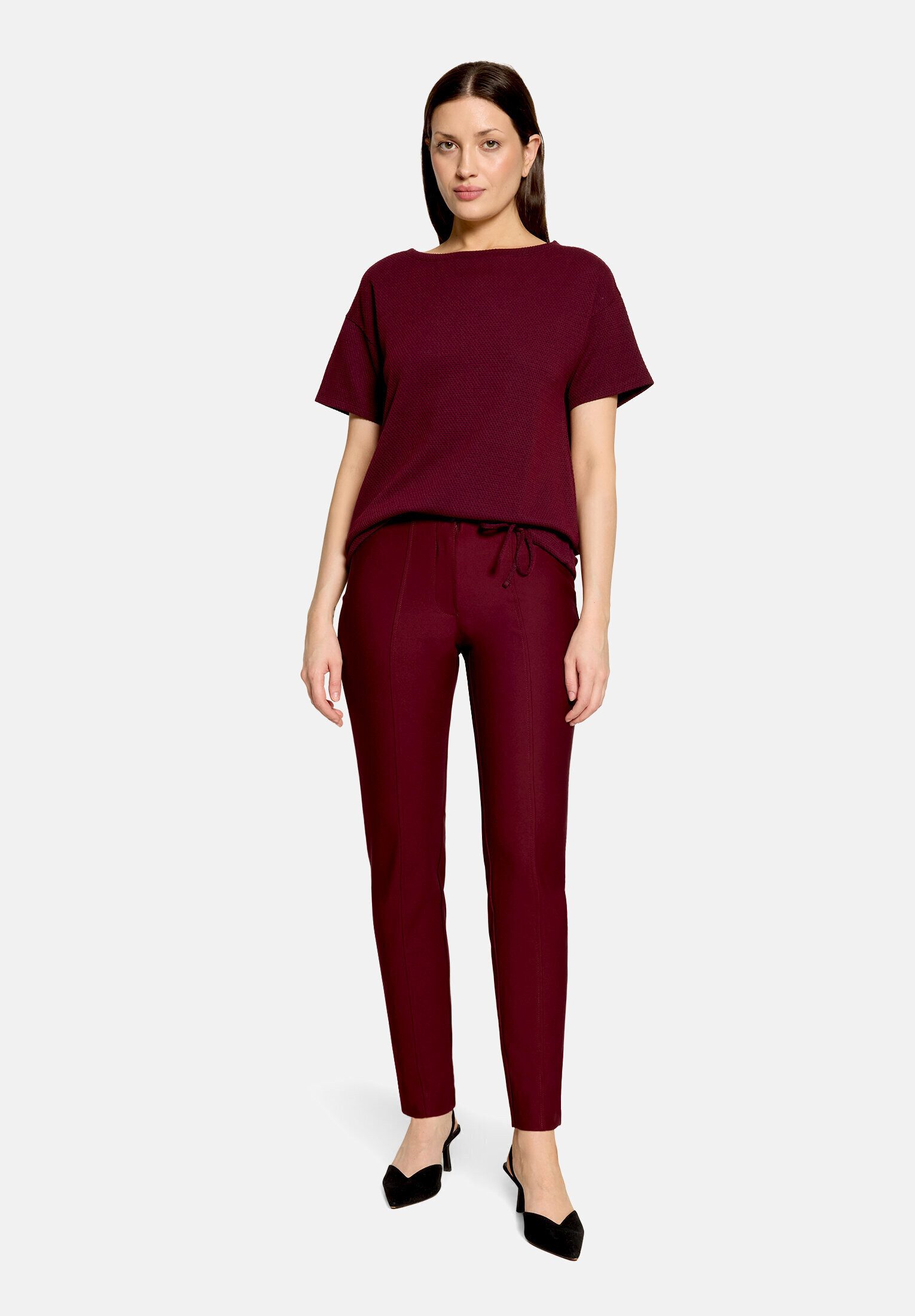 Betty Barclay Bügelfaltenhose Damen Slim Fit Material