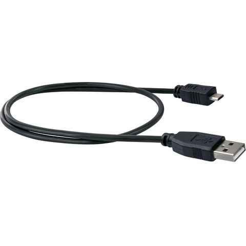 Schwaiger LK050M 533 Smartphone-Kabel, USB 2.0 A Stecker, USB Micro B Stecker, (50 cm), universal einsetzbar