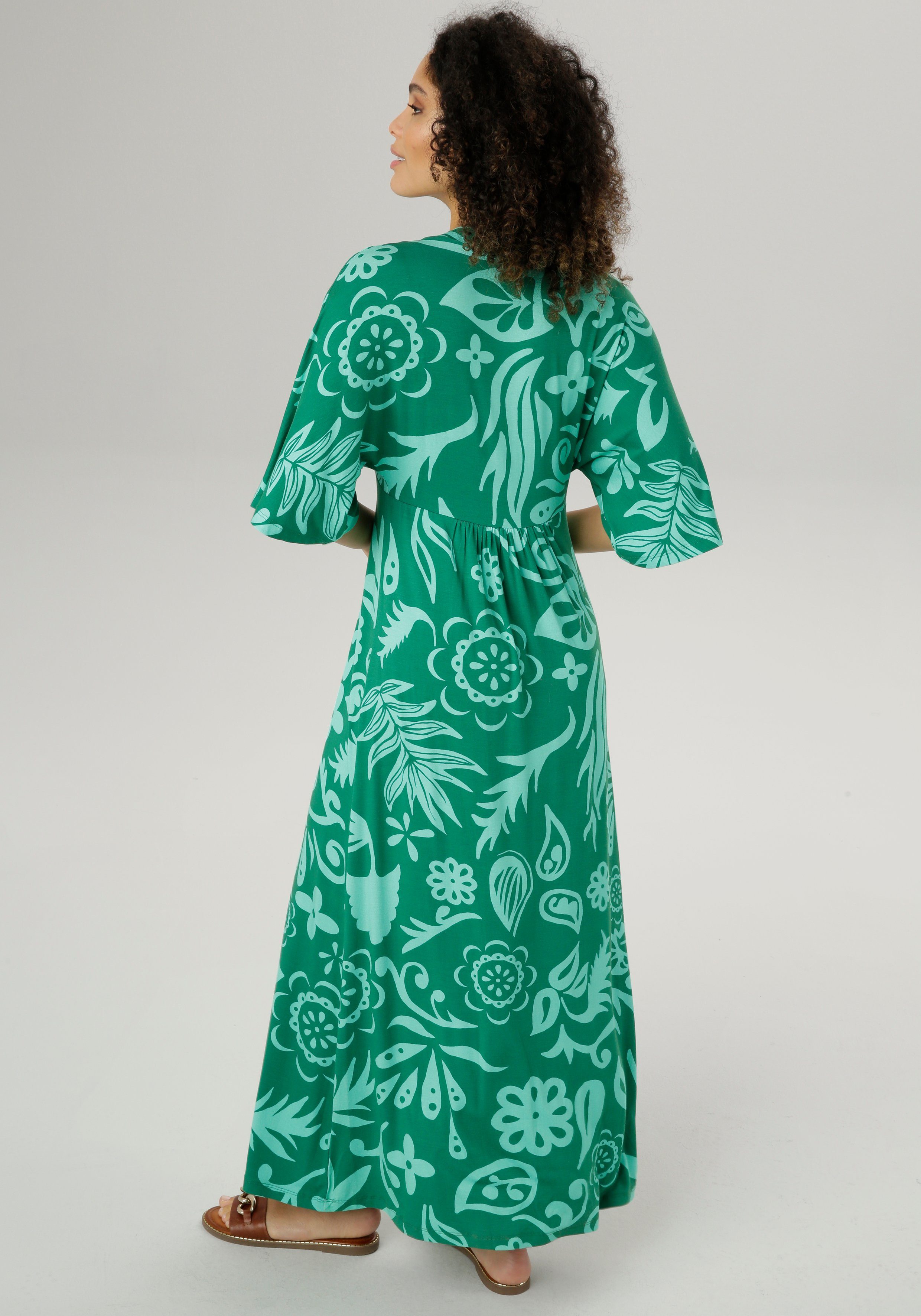 Aniston SELECTED Maxikleid mit weiten, 3/4-langen günstig online kaufen