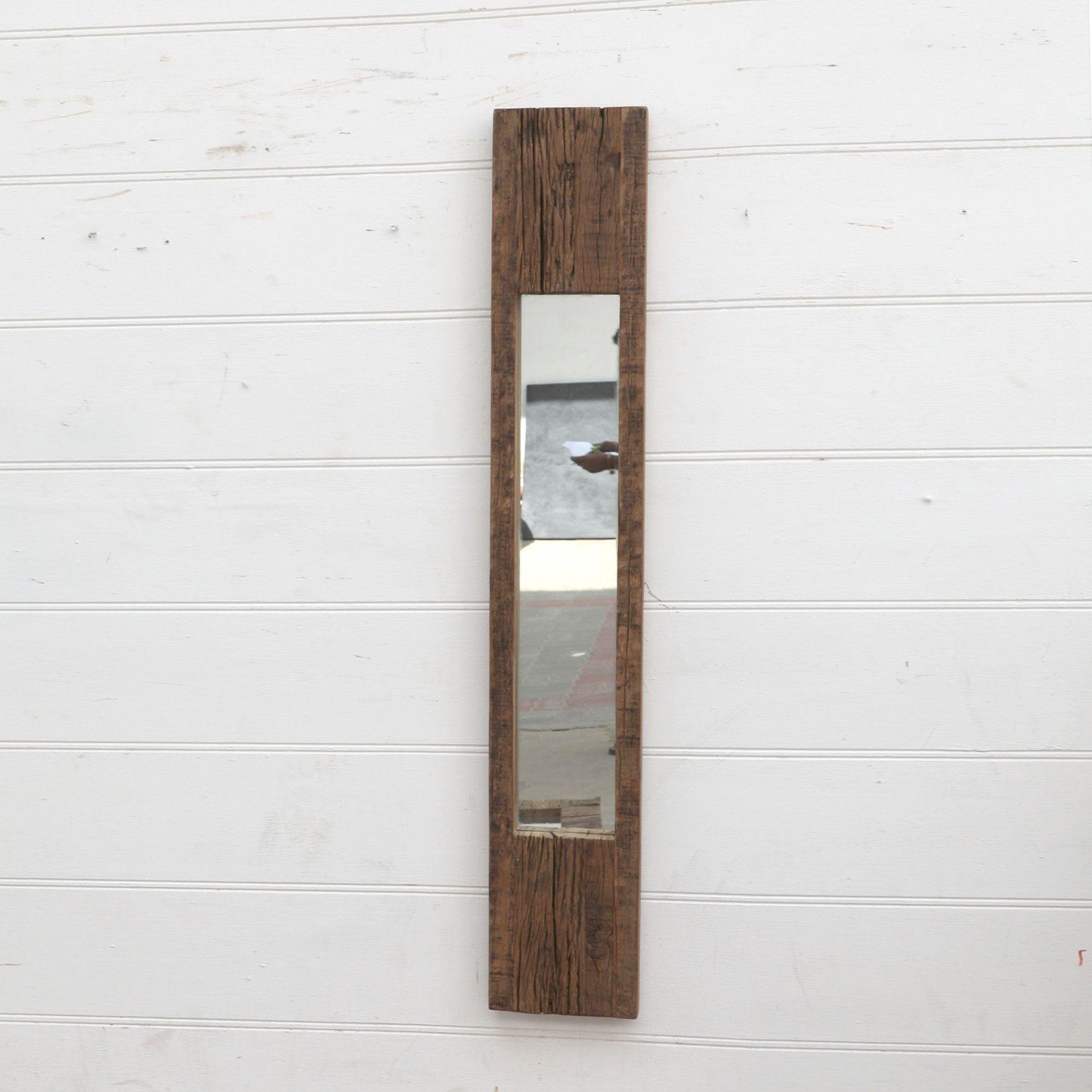 More2Home Wandspiegel Spiegel SLIM 1, recyceltes Altholz, B/H/T: ca. 25 x 150 x 4 cm