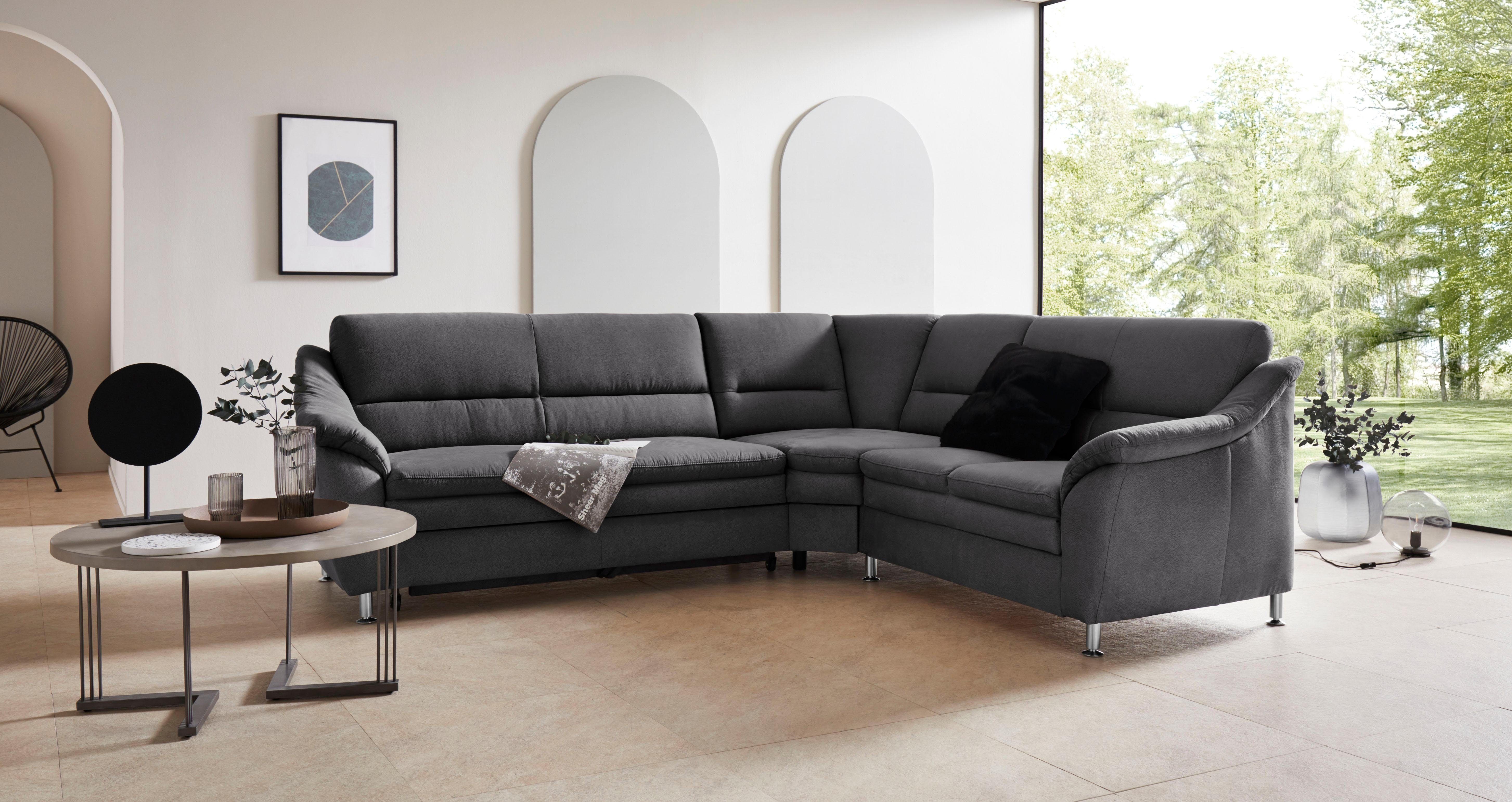 Places of Style Ecksofa "Cardoso L-Form", mit Trapezecke für mehr Sitzkomfo günstig online kaufen