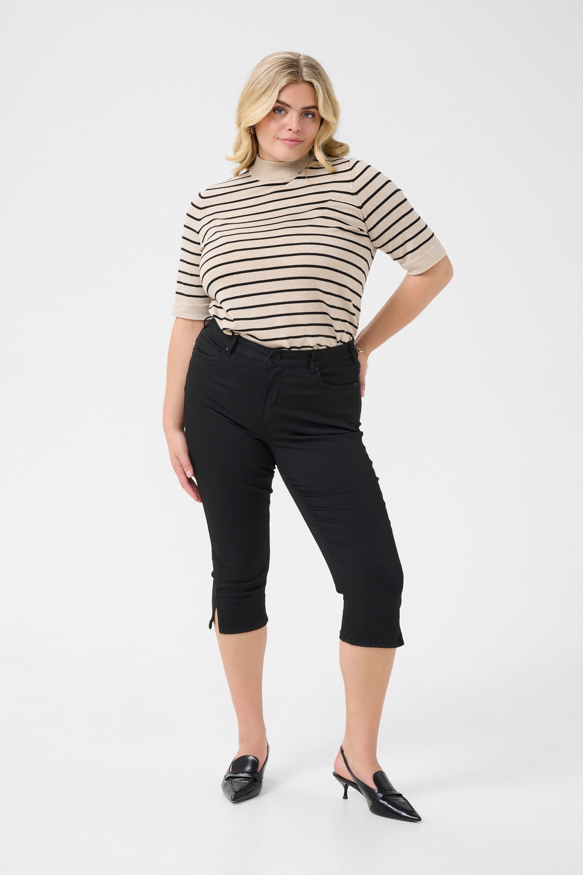 KAFFE Curve Regular-fit-Jeans Jeans KCdina Große Größen