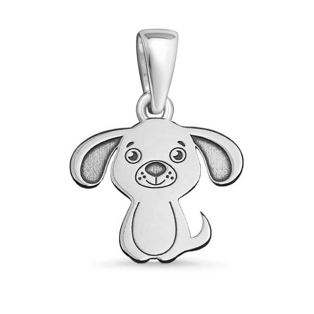 Goldene Hufeisen Kettenanhänger Hund Anhänger für Halskette aus 925  Sterling Silber Kettenanhänger (1 Stück, inkl. Etui)