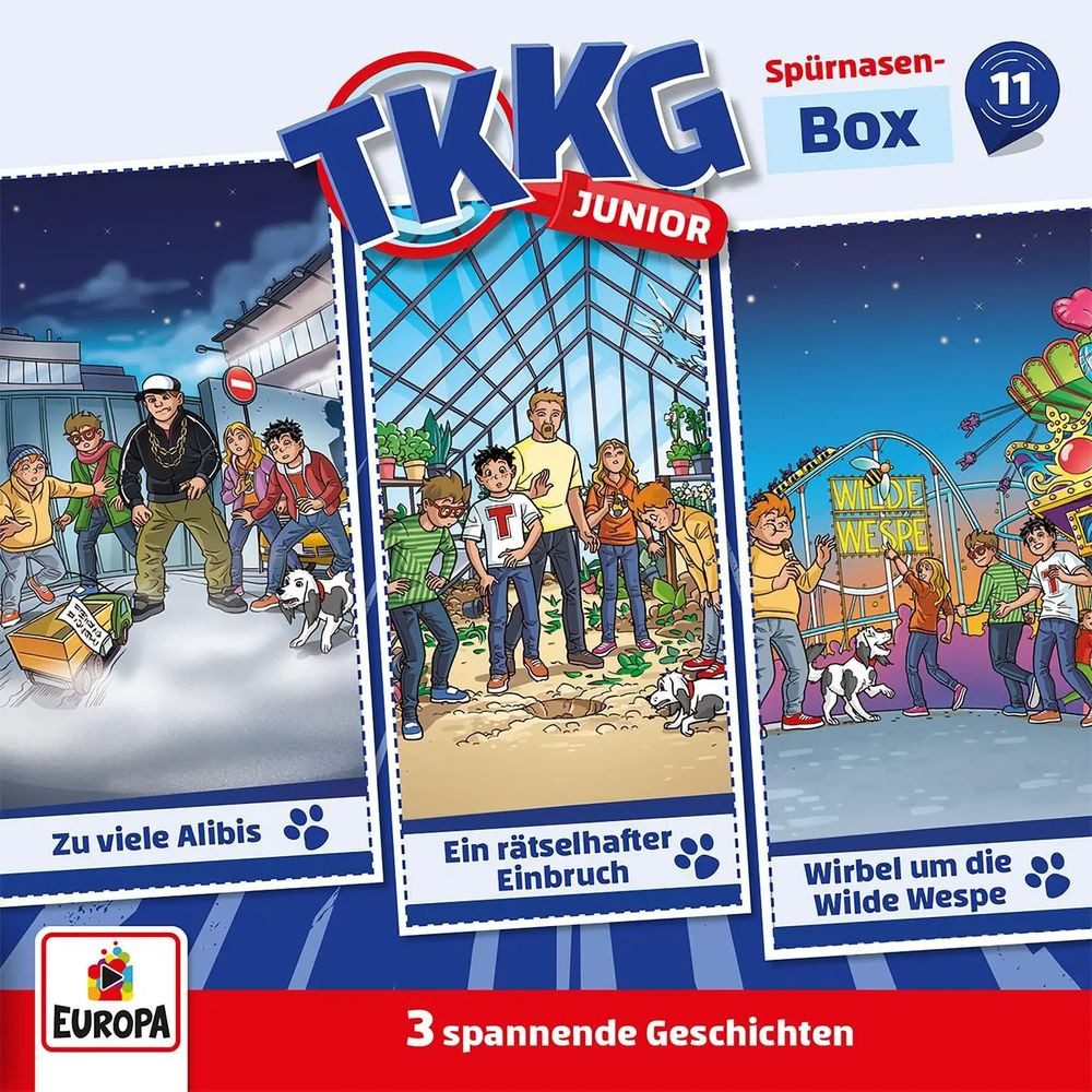 United Soft Media Hörspiel TKKG Junior Spürnasen-Box Folgen 31-33 (3 Audio-CDs)