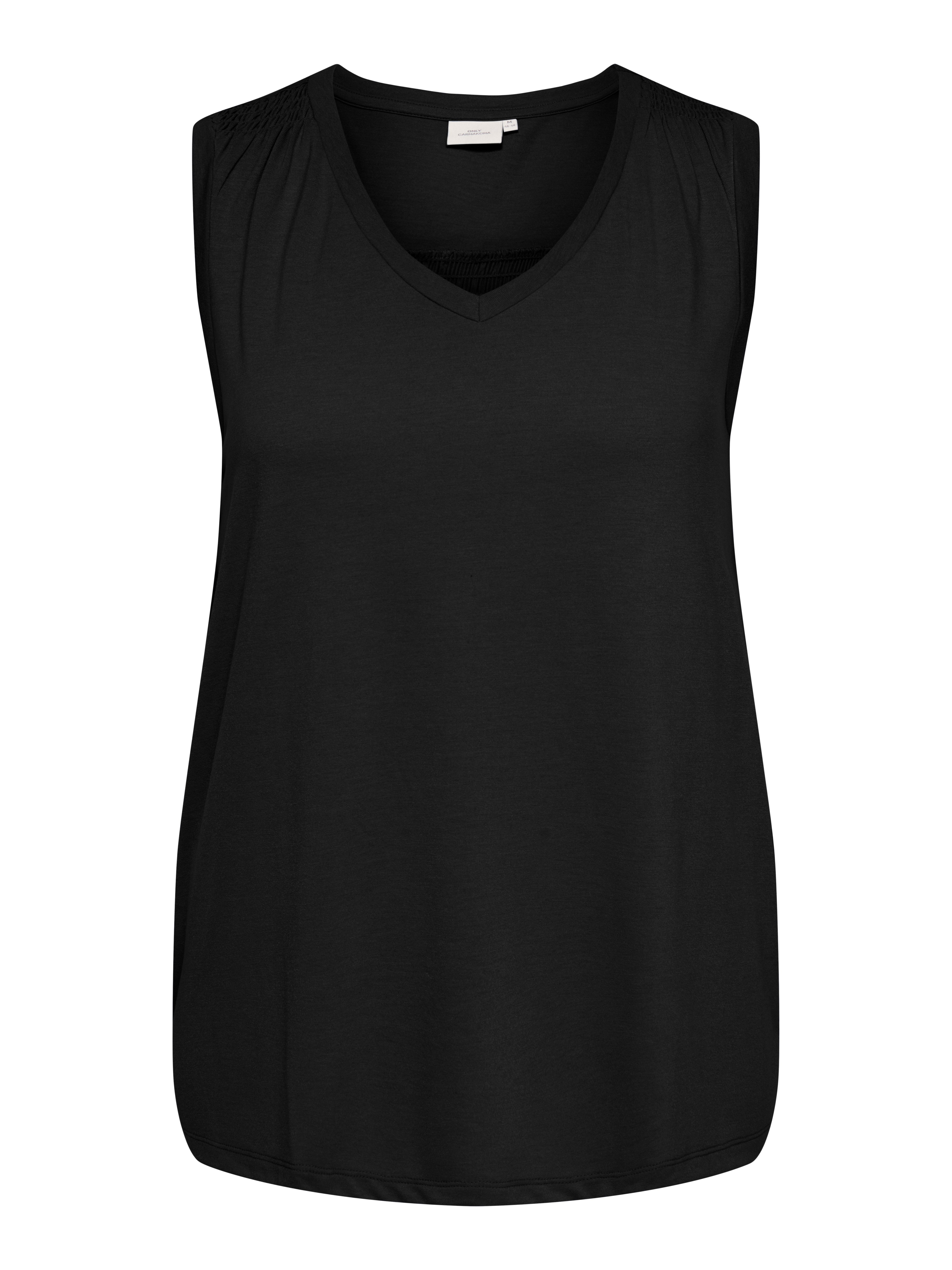 ONLY CARMAKOMA V-Shirt CARCORAL S/L V-NECK TEE JRS