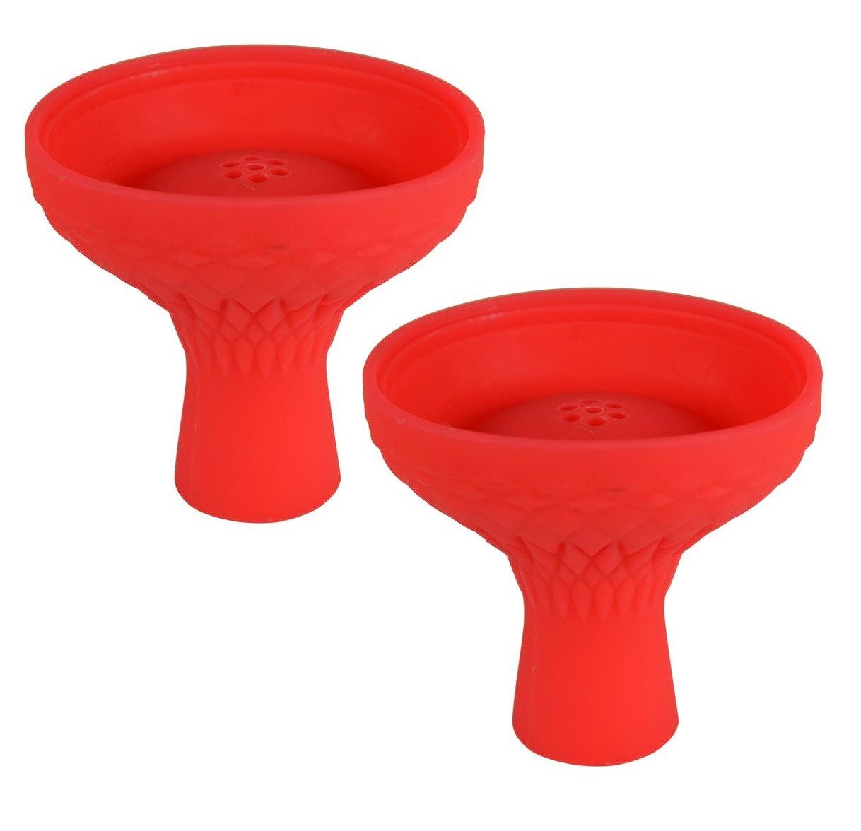 Anzündkamin 2er Set XL Shisha Kopf aus Silikon, Silikonkopf für Kaminaufsatz