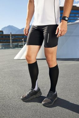 James & Nicholson Laufhose Kurze Herren Laufhose Running Short Tights JN302 (Doppelpack, 2er-Pack) Atmungsaktiv, feuchtigkeitsregulierend und schnell trocknend