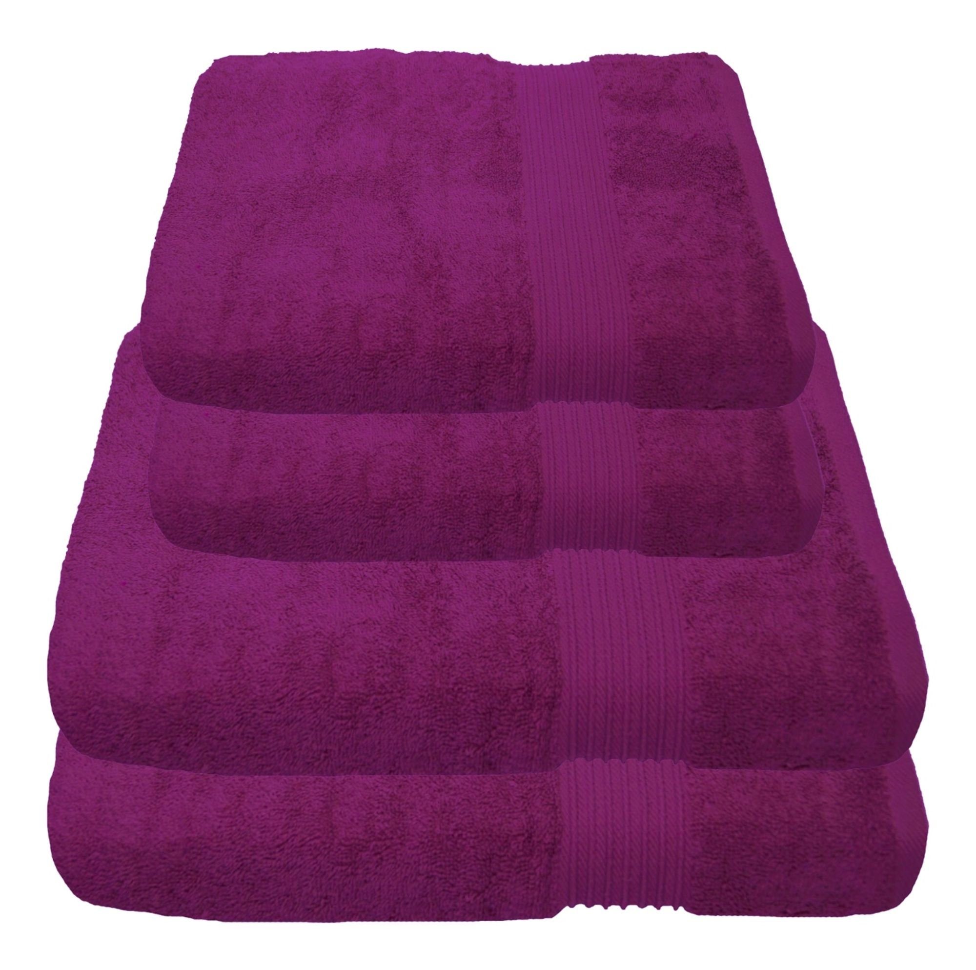Julie Julsen Handtücher 4-Handtücher-Fuchsia, Baumwolle (4-St) günstig online kaufen