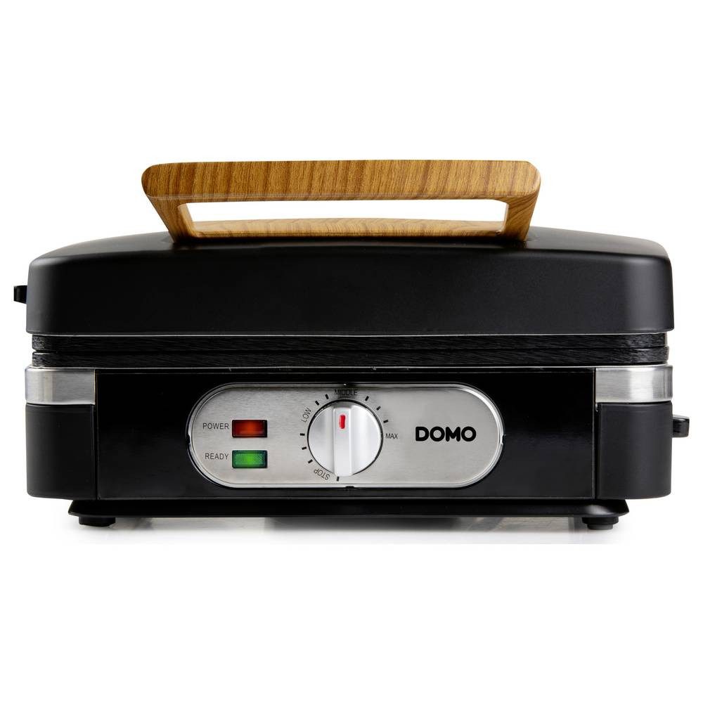 Domo Sandwichmaker SANDWICH-WAFFEL-GRILL 3-IN-1 INKY BLACK Sandwichmaker Schwarz DO9278C