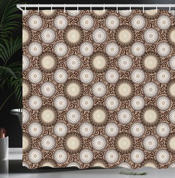 Abakuhaus Duschvorhang Moderner Digitaldruck mit 12 Haken auf Stoff Wasser Resistent Breite 175 cm, Höhe 180 cm, Blumen Dahlia mit großen Blütenblättern