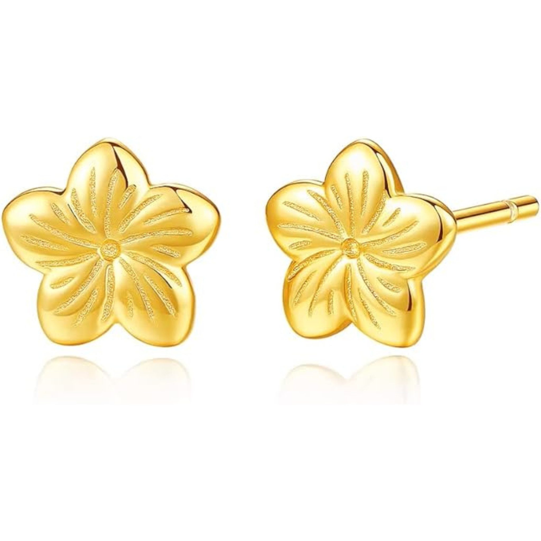 Einzelstück Ohrring-Set Ohrringe mit kleinen Blumen