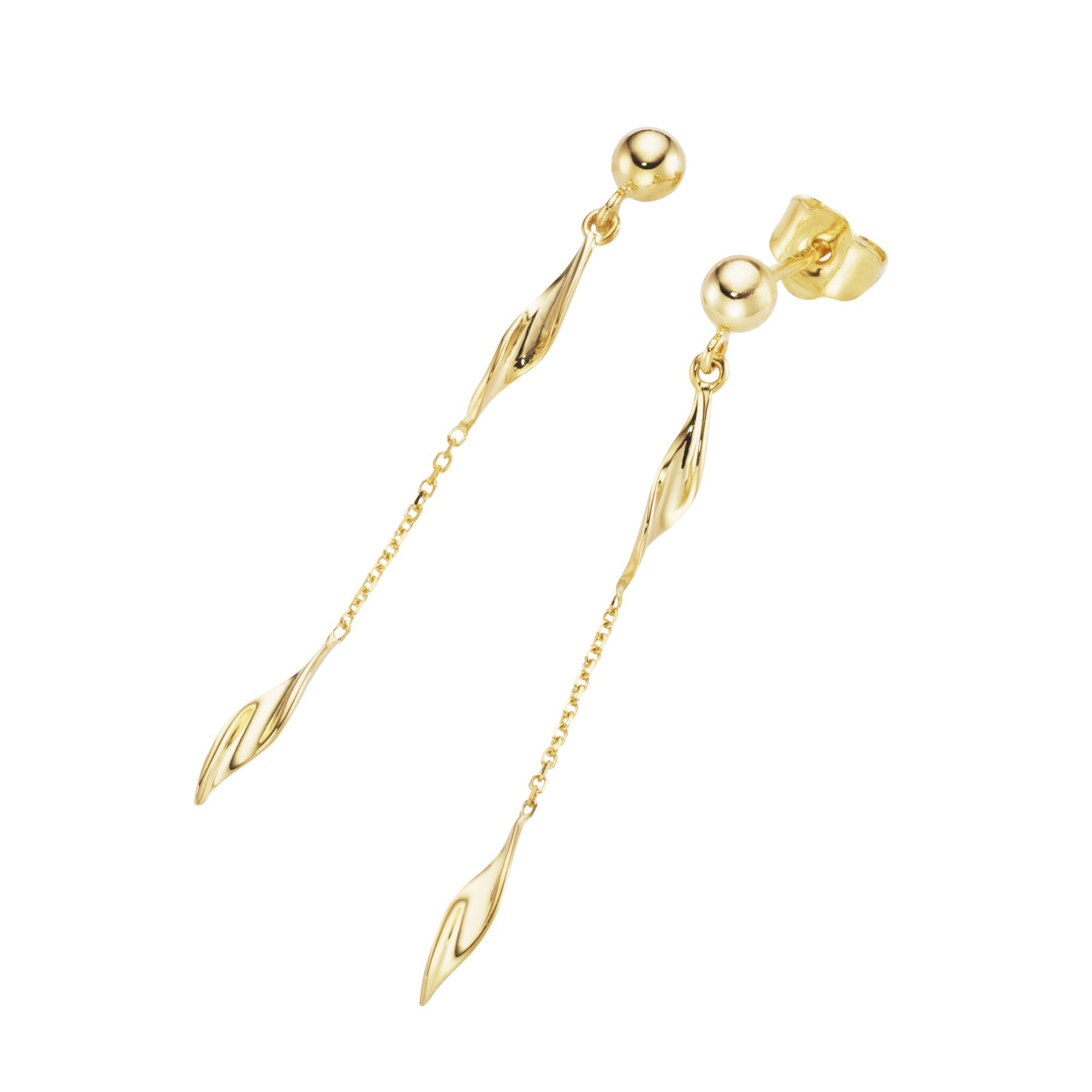 Luigi Merano Paar Ohrstecker Behang, 4 Elemente, Gold 585 günstig online kaufen