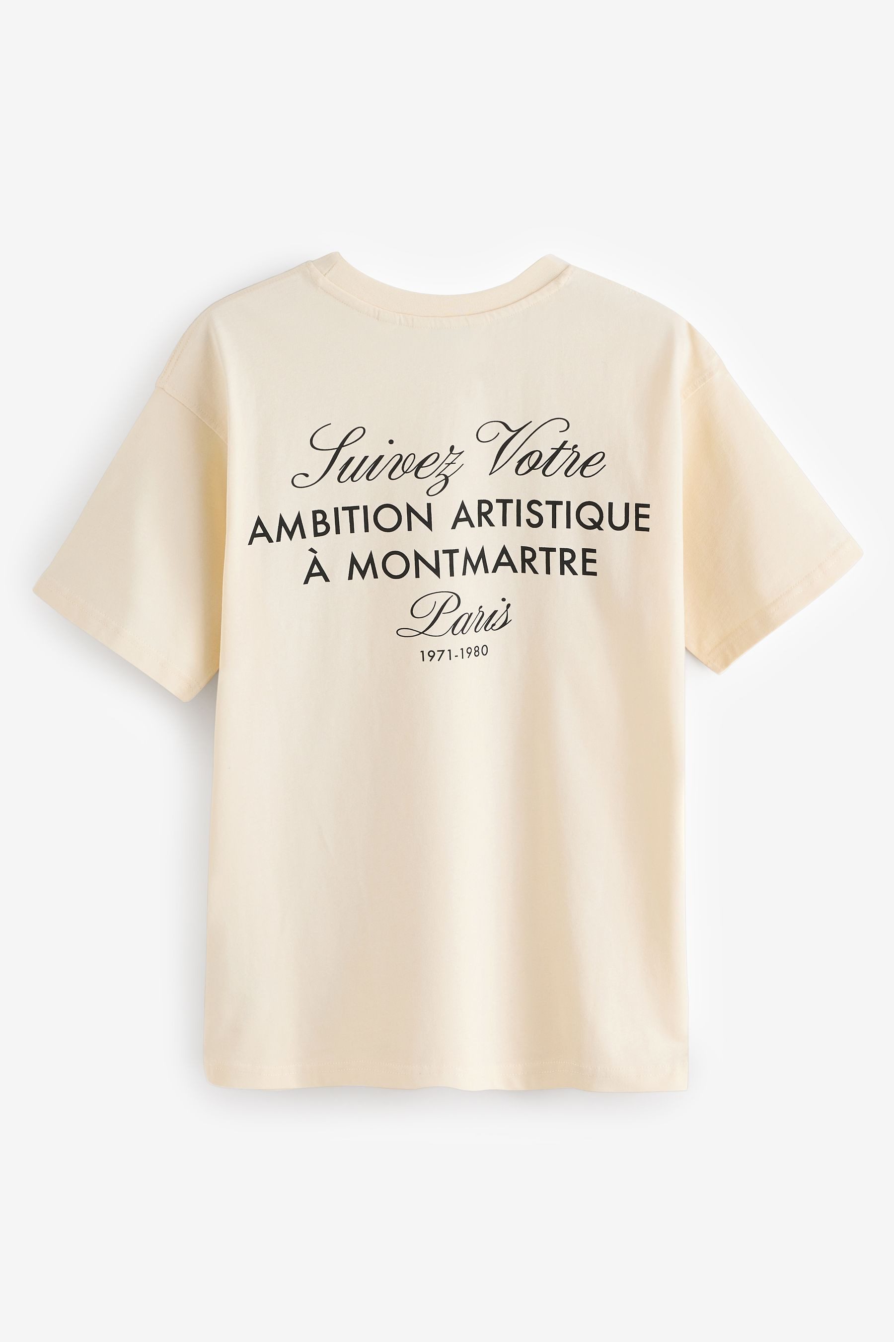 Next T-Shirt T-Shirt und großem Rückenprint günstig online kaufen