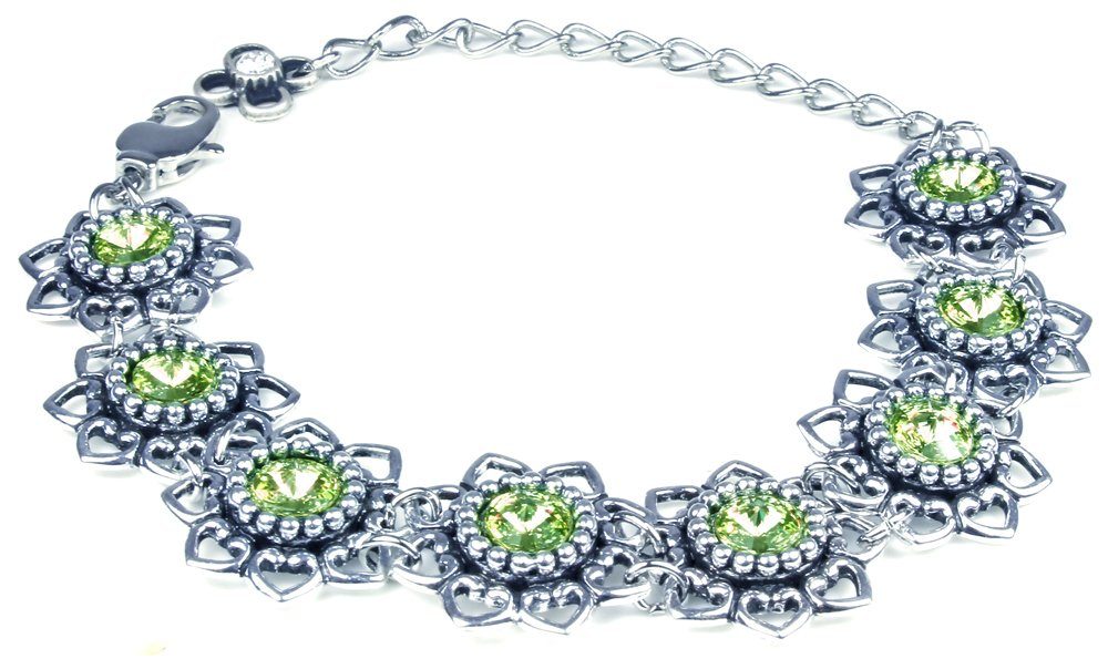 LUISIA® Armband "Leandra" mit Herzblüten und günstig online kaufen