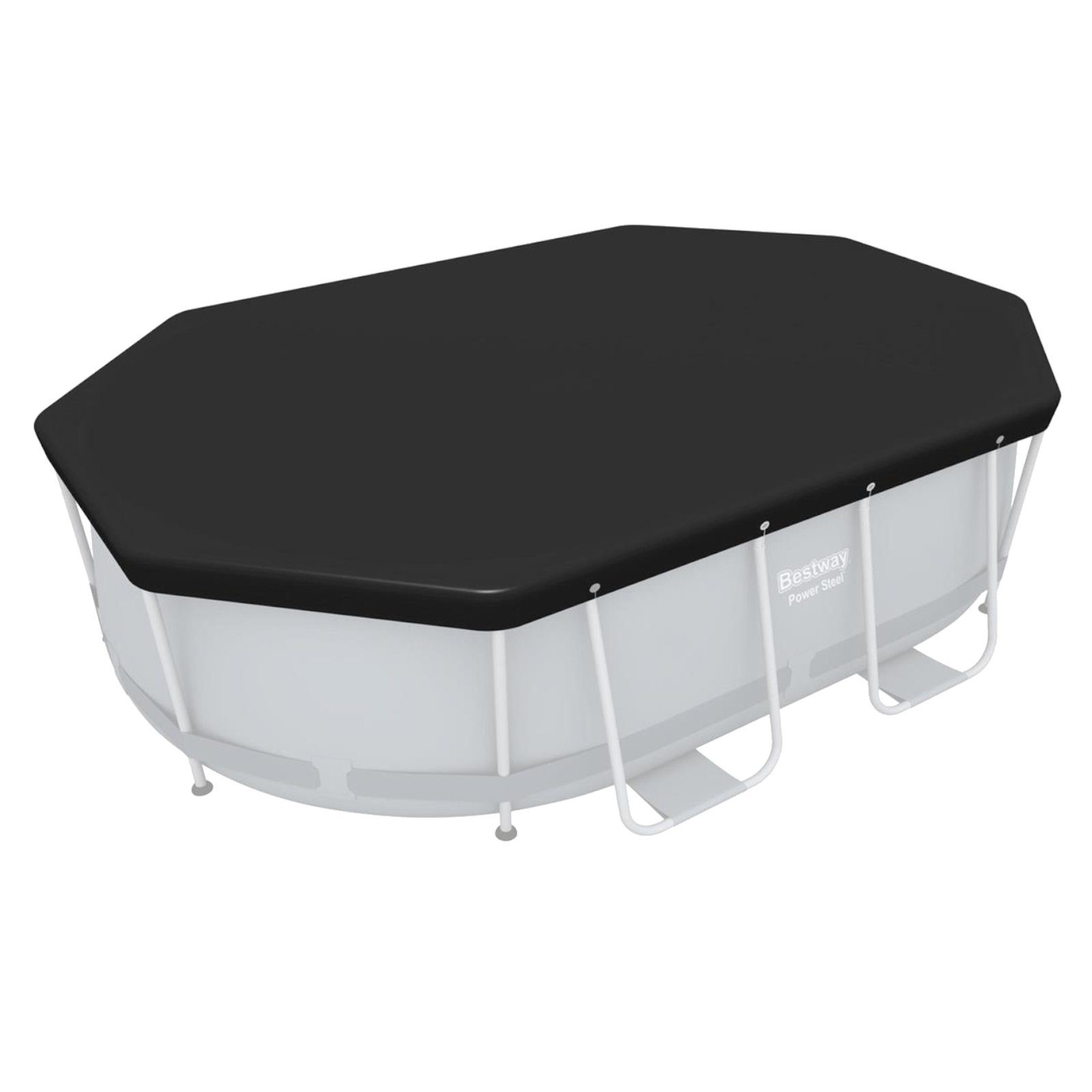 BESTWAY Pool-Abdeckplane rechteckig Schutz Plane PVC Swimmingpool Cover 424x250cm
