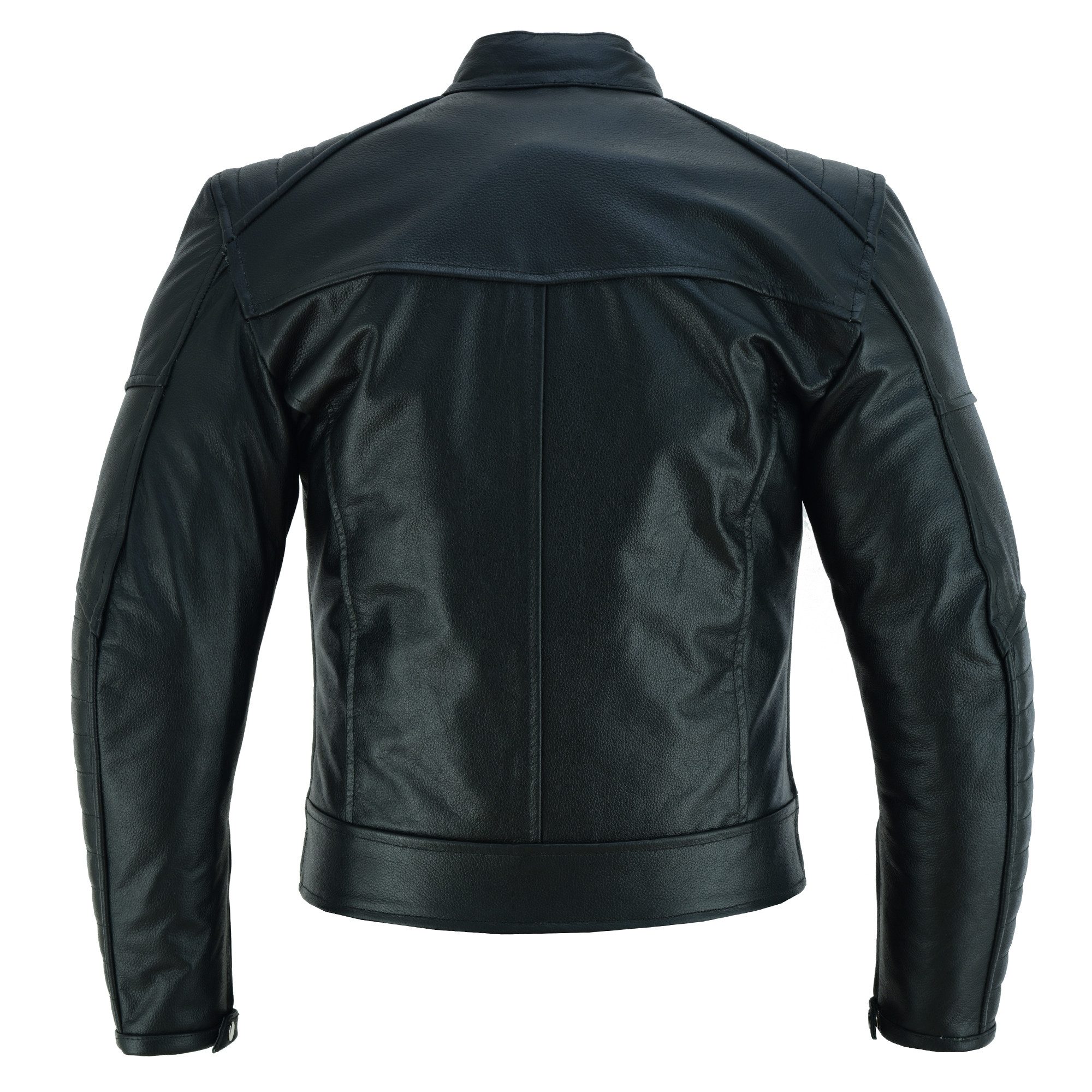 PROANTI Motorradjacke PROANTI Motorradjacke elegante Biker Chopper Leder Jacke – Bild 4 von 5