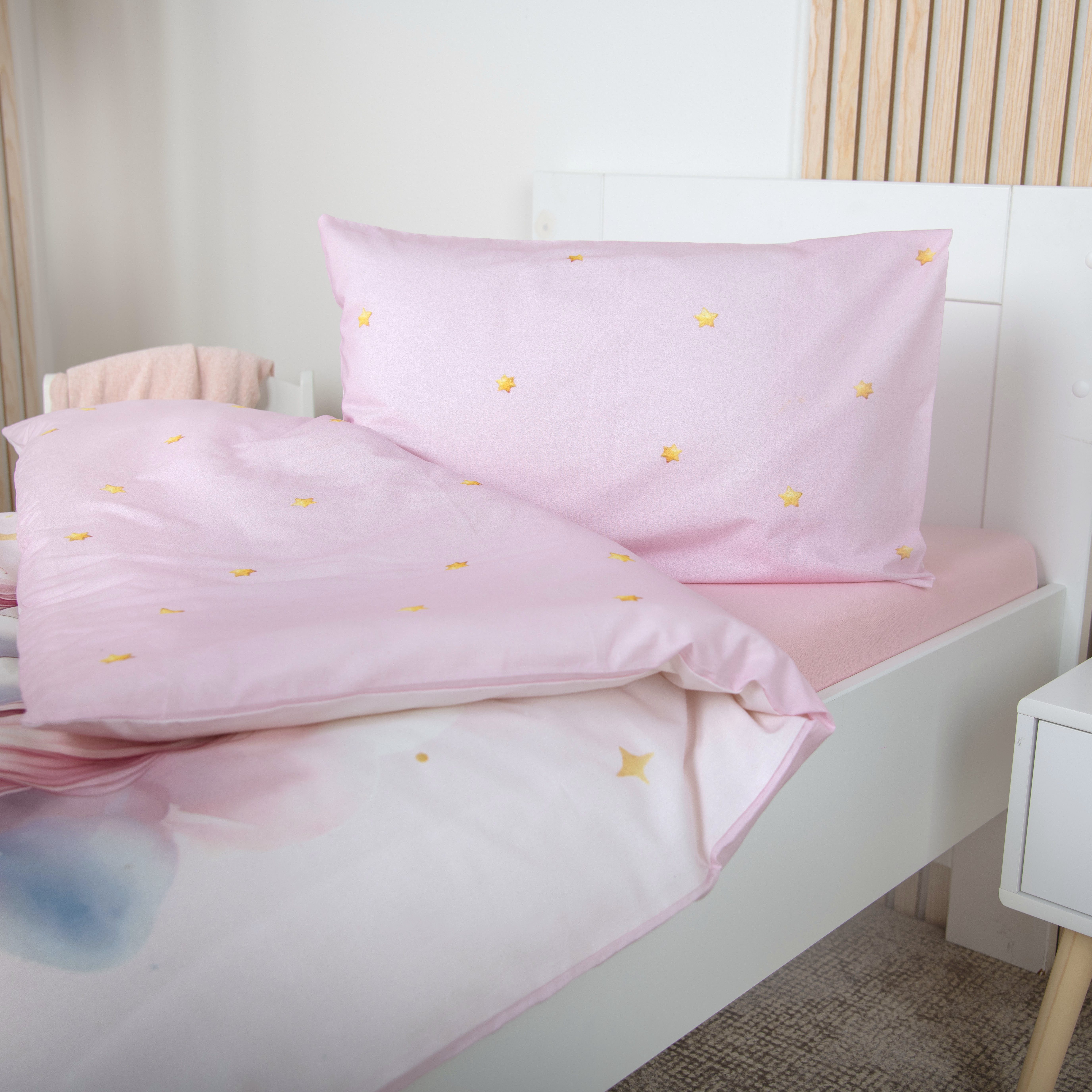 Baby Best Babybettwäsche Einhornzauber, Renforcé, 2 teilig, Wendebettwäsche