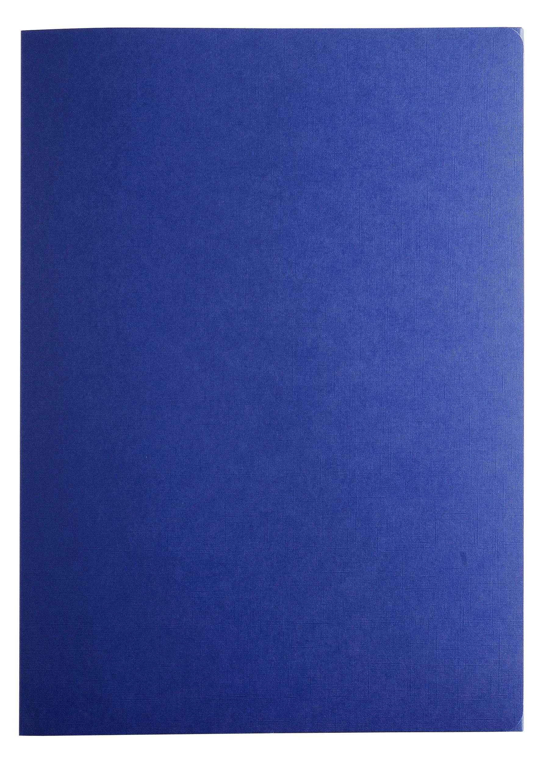 Cartella Per Curriculum Manila 3 Parti - Nero, Tessuto Lino, 400 Gr - Foto 11