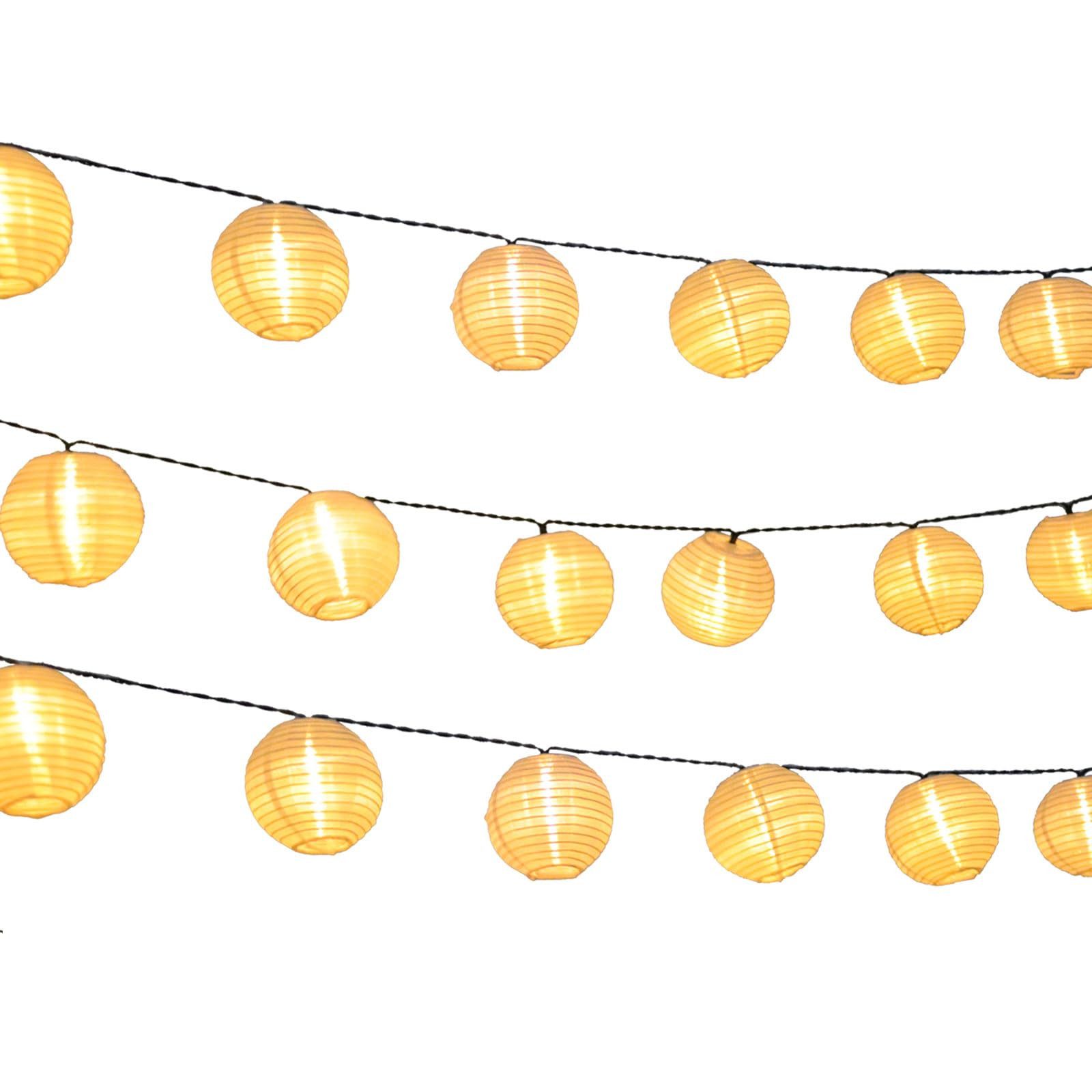 LQWELL LED Solarleuchte Solar Lichterkette Lampions günstig online kaufen