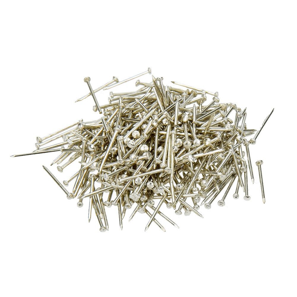 efco creative Stecknadeln Stecknadeln, Eisen, 10 mm, 50 g ~ 1.200 Stk., vernickelt, 1 St.