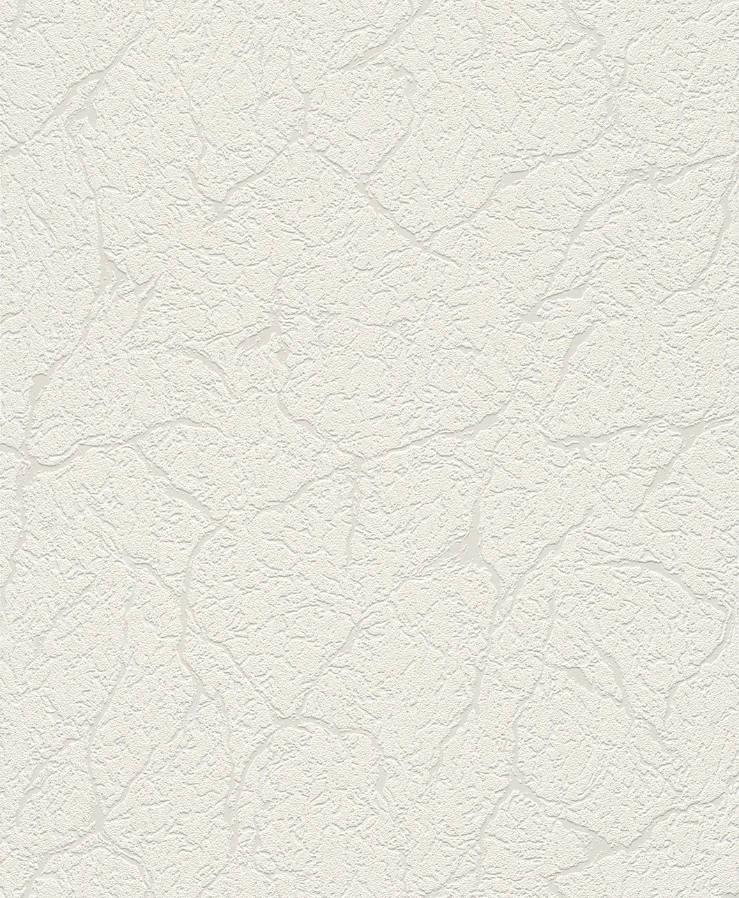 Rasch Vliestapete Rasch Selection, Unis, weiß 340518