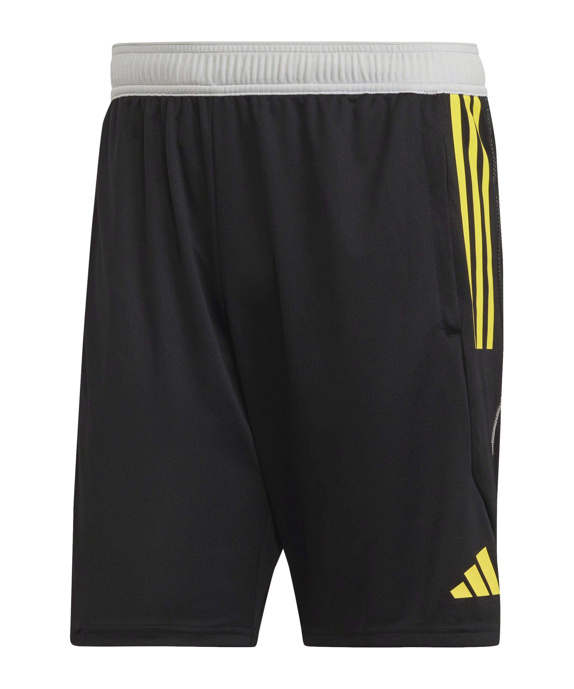 schwarzgraugelb Tiro Performance 23 Sporthose adidas Competition Short