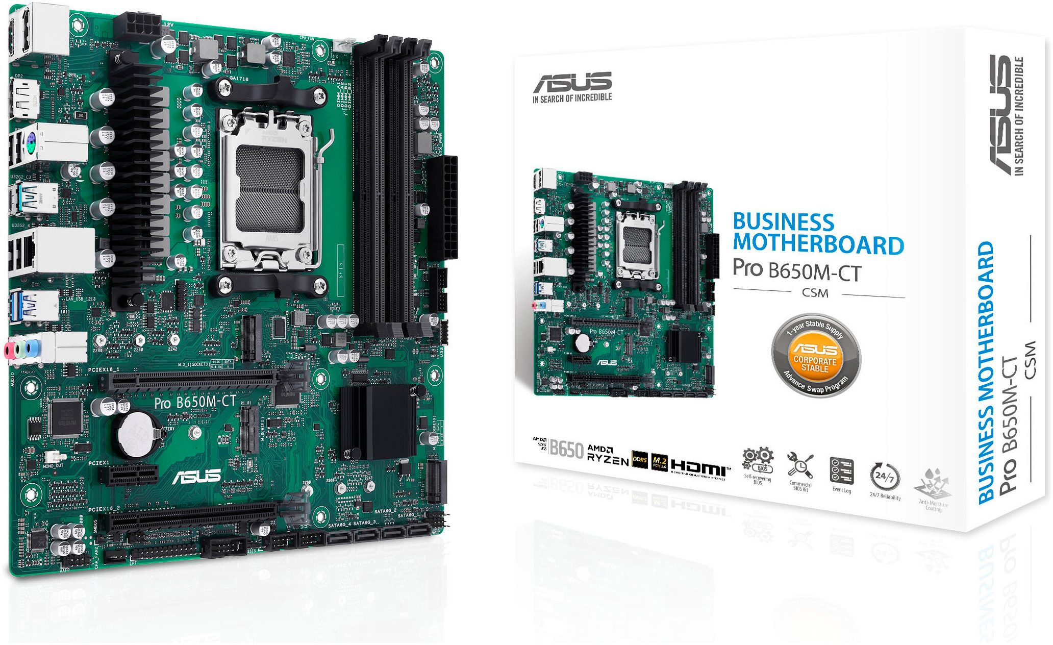 Asus PRO B650M-CT-CSM Mainboard