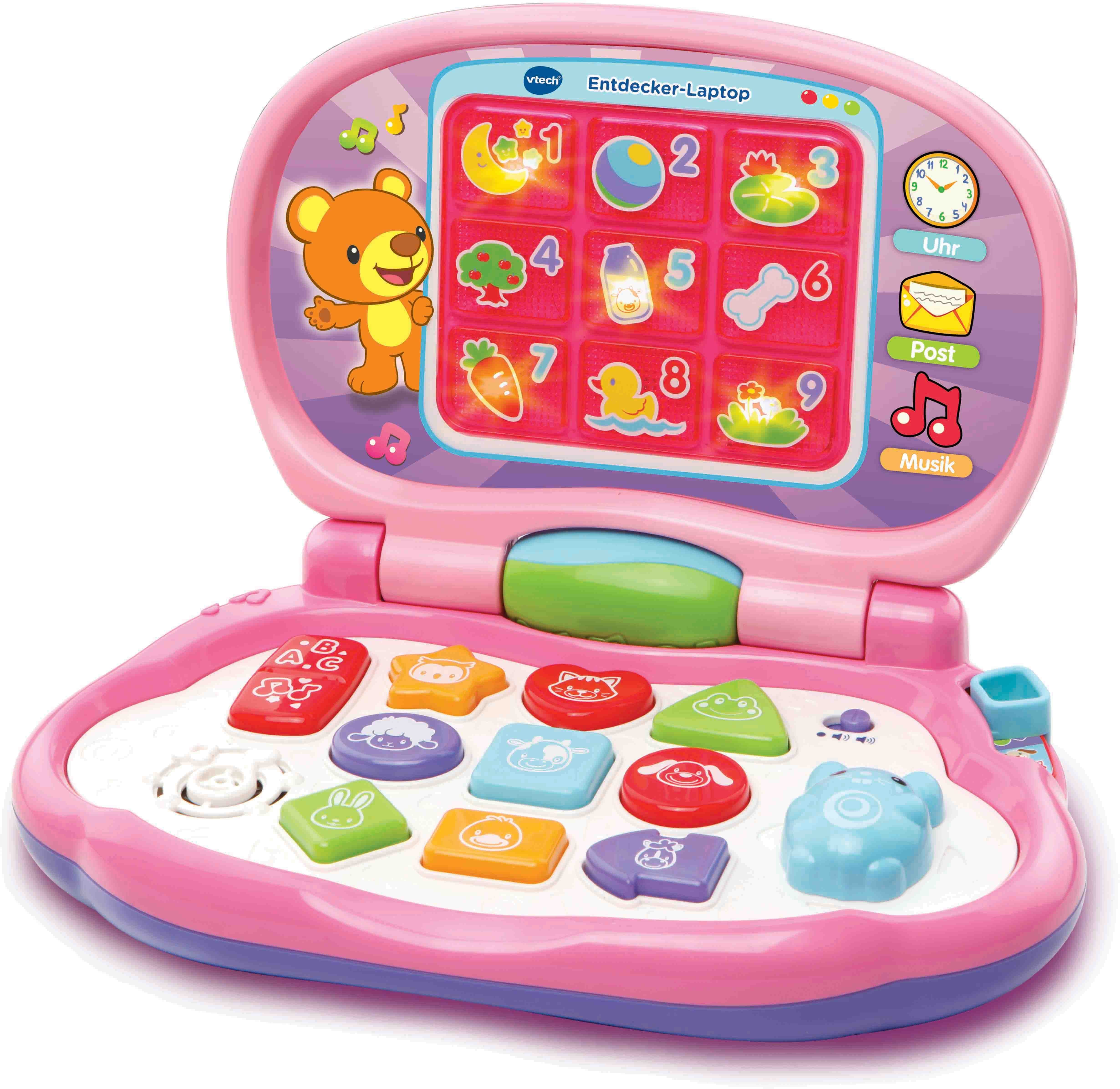 Vtech® Kindercomputer VTechBaby, Entdecker Laptop, pink