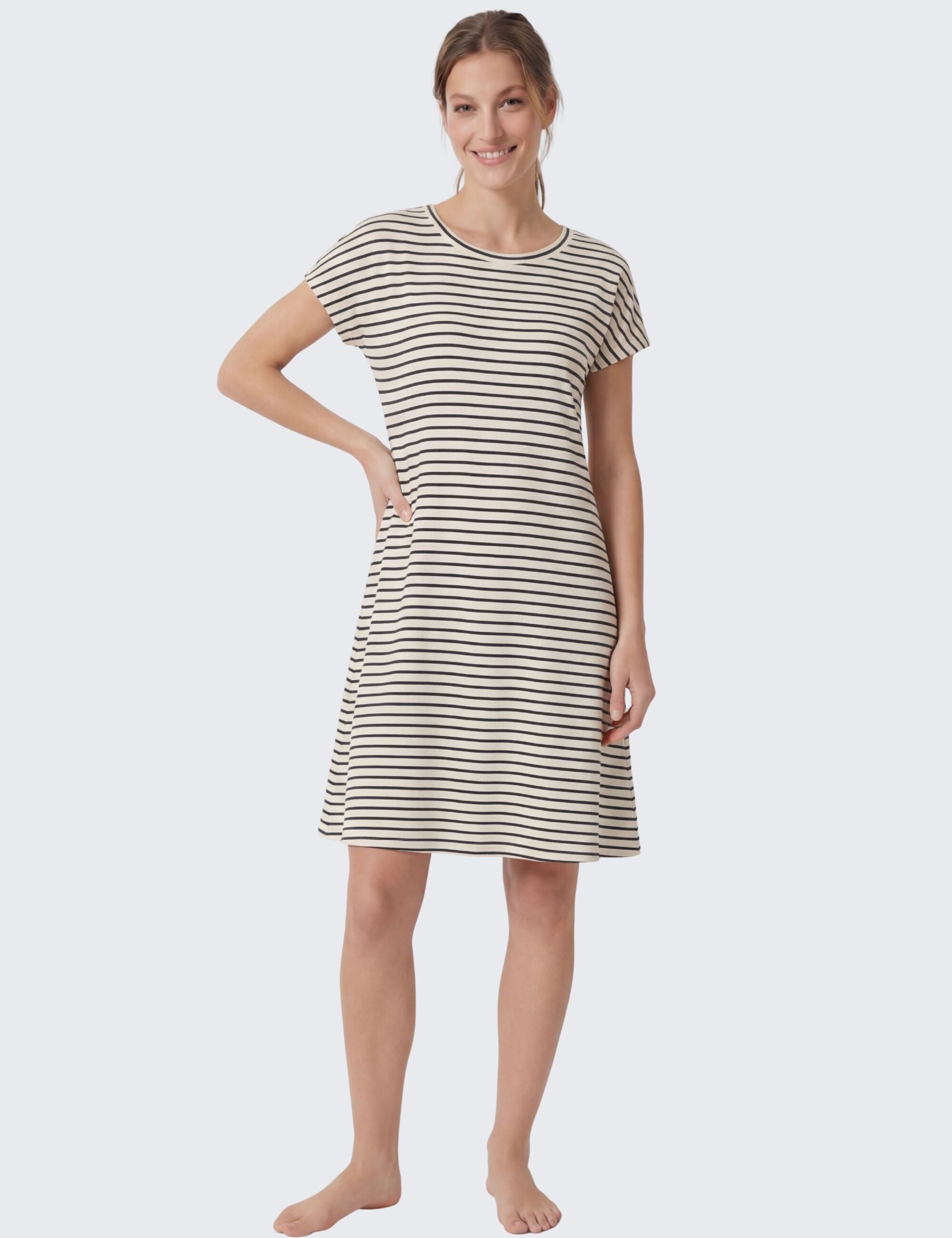 MYJAMA Nachthemd Clair 95cm (1-tlg) mit Streifen