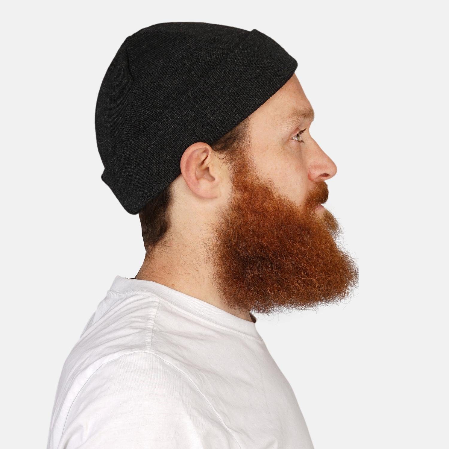 HANSEHELD Strickmütze Strickmütze Seebär Merino Dockermütze kurz flach günstig online kaufen