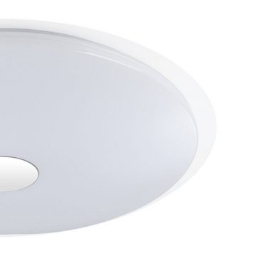 EGLO LED Deckenleuchte Lanciano, Leuchtmittel inklusive, Deckenlampe, inkl. Fernbedienung, Nachtlicht, dimmbar, Ø 86 cm