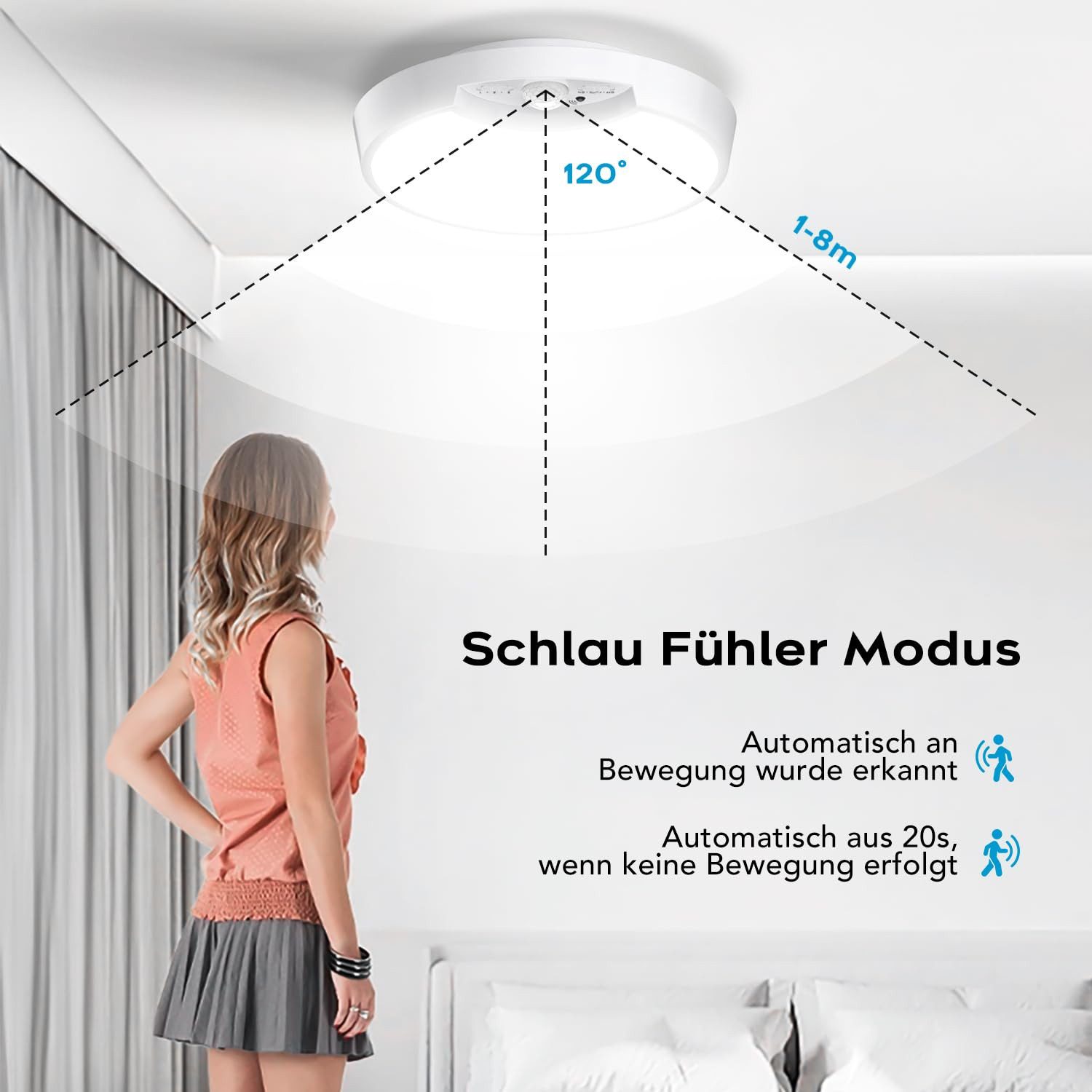 BlingBin LED Deckenleuchte Akku Deckenlampe Innen günstig online kaufen